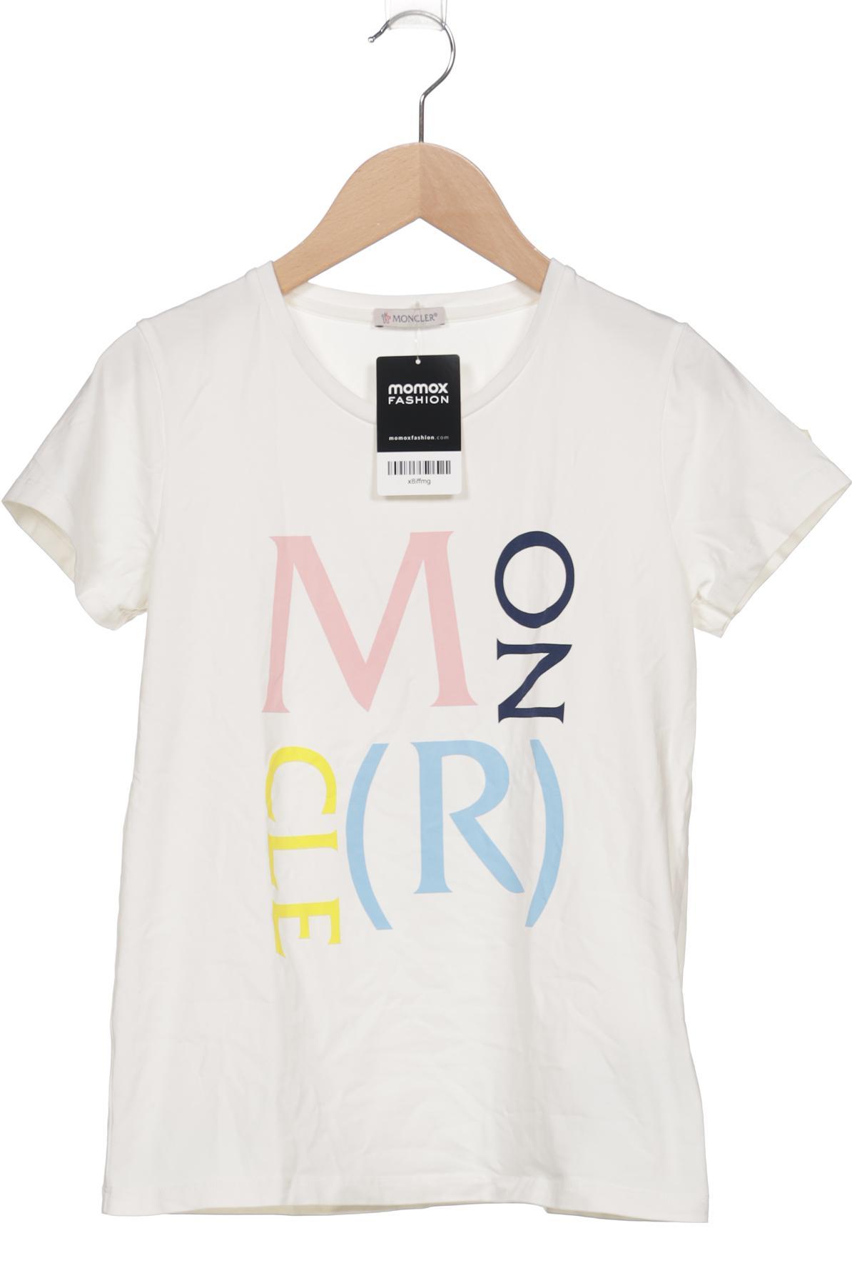 

Moncler Damen T-Shirt, cremeweiß, Gr. 152