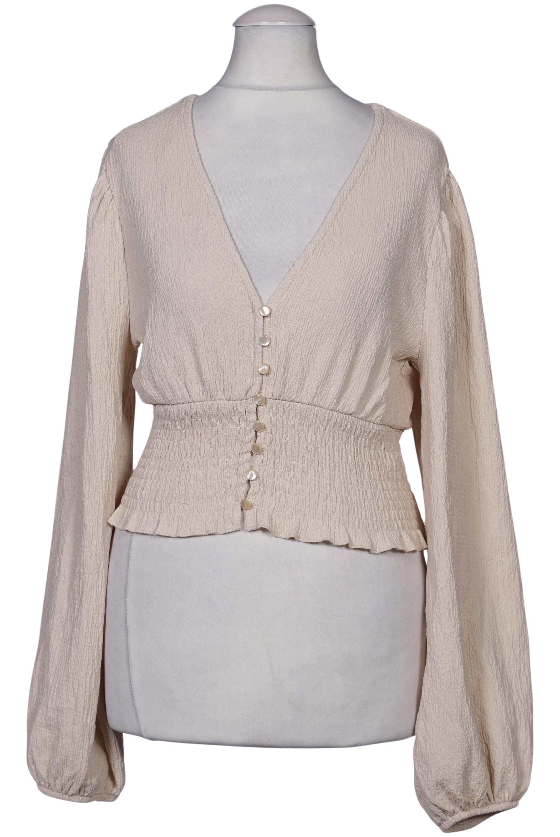 

Monki Damen Bluse, beige, Gr. 36