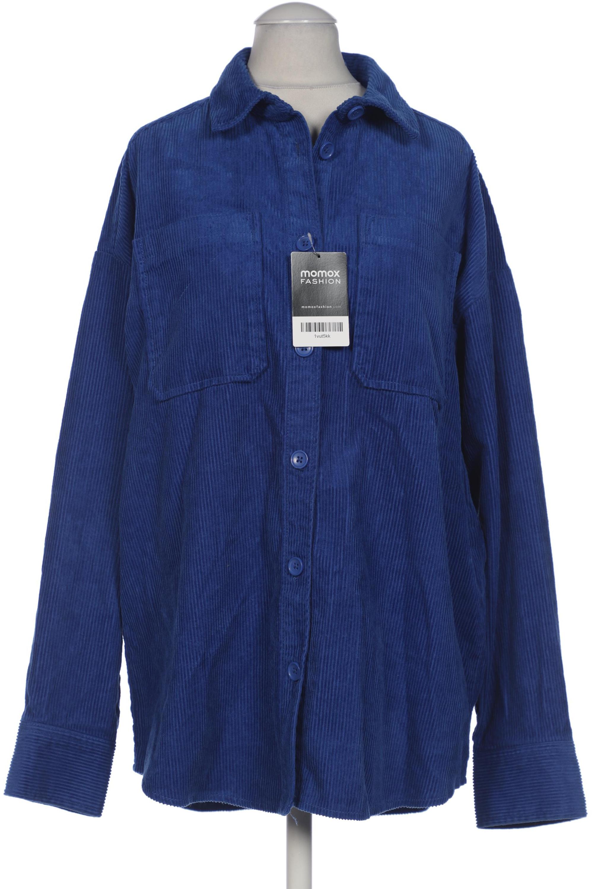 

Monki Damen Bluse, blau, Gr. 34