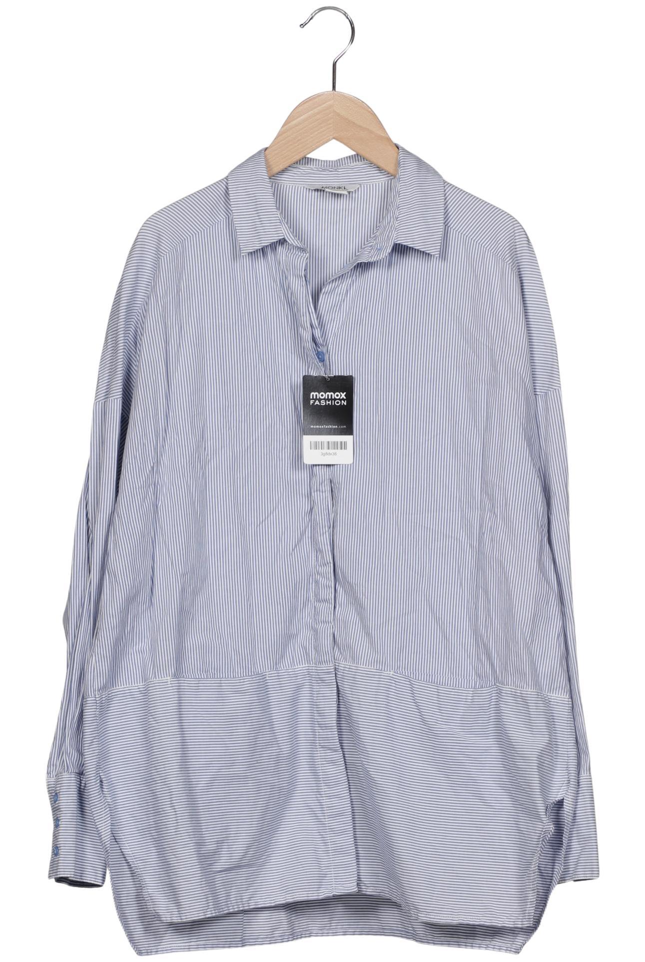 

Monki Damen Bluse, blau, Gr. 36