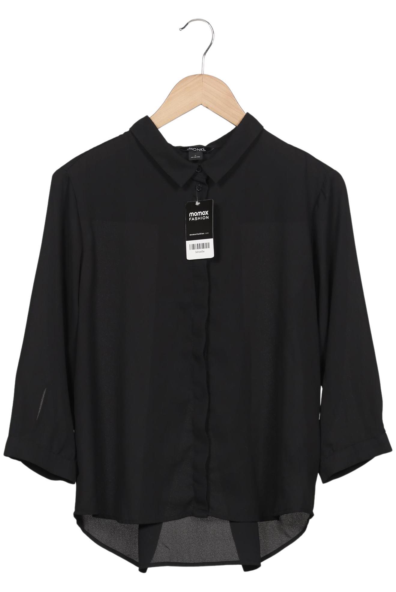 

Monki Damen Bluse, schwarz, Gr. 42