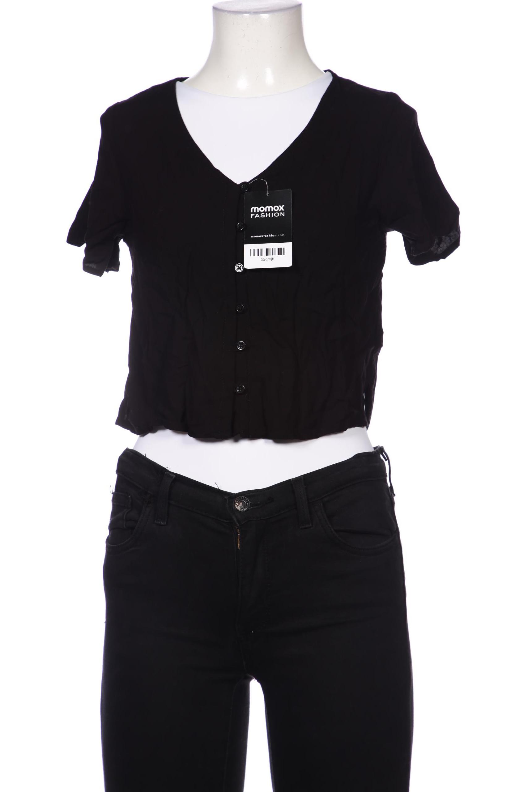 

MONKI Damen Bluse, schwarz