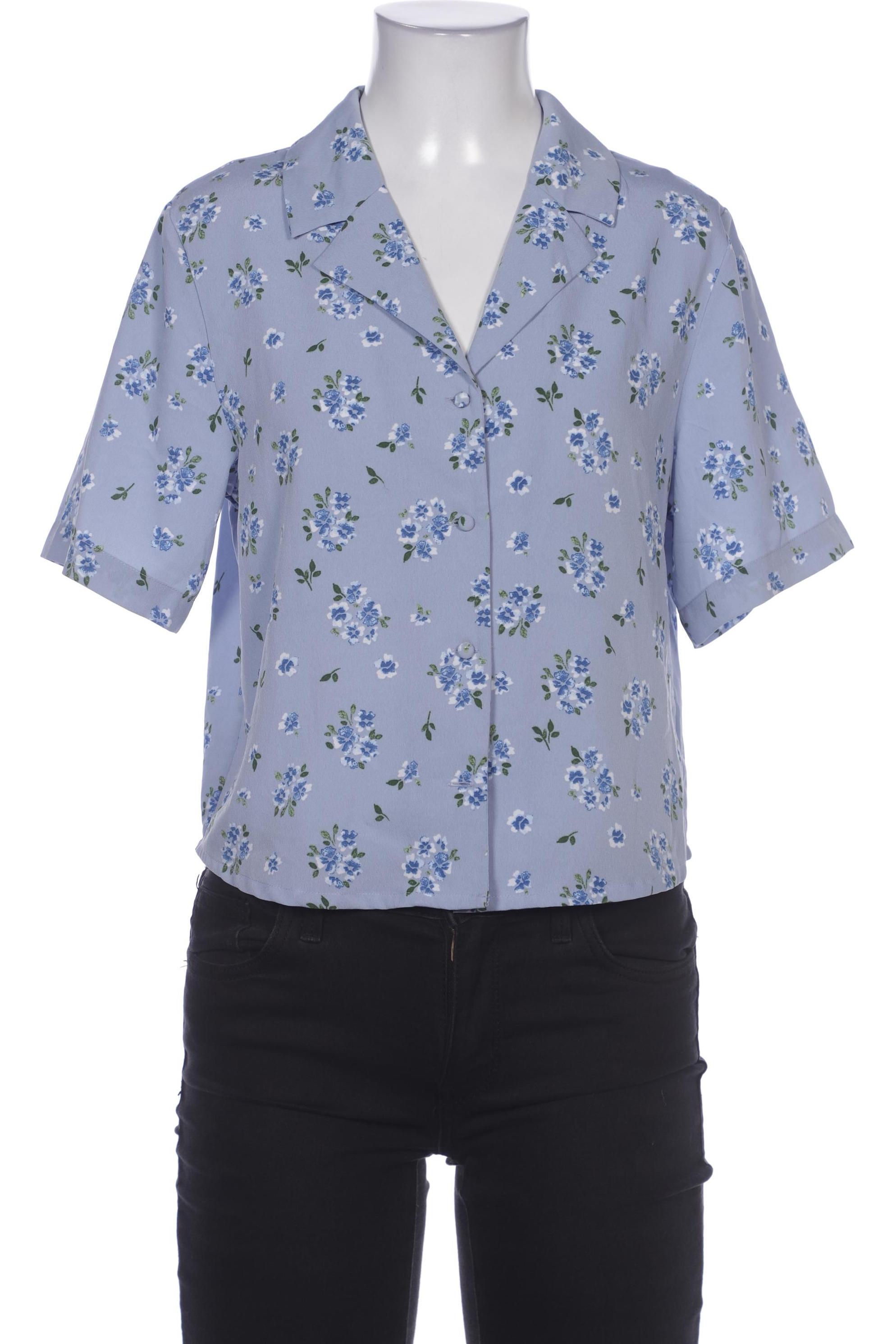 

Monki Damen Bluse, blau, Gr. 34