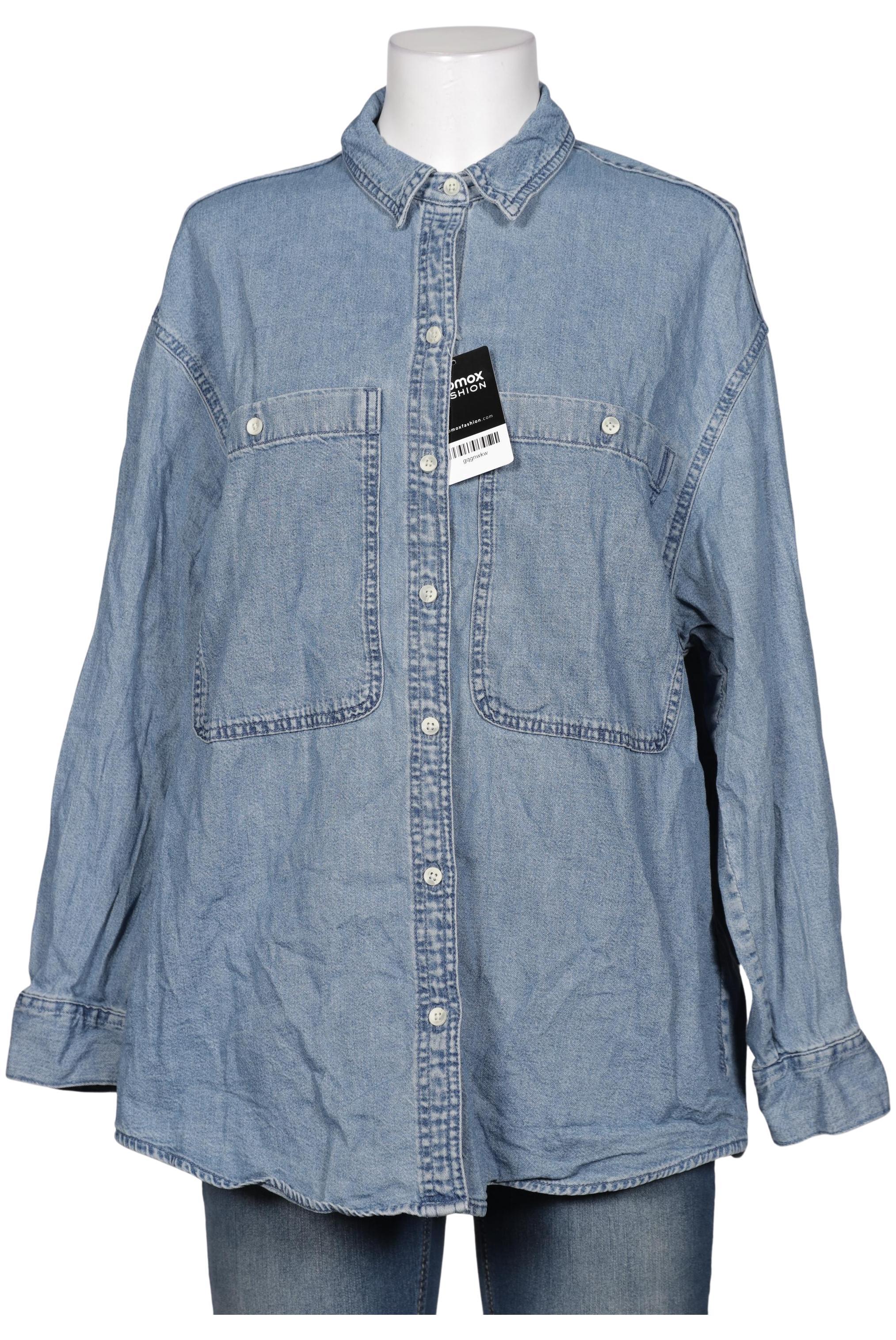 

Monki Damen Bluse, blau, Gr. 36