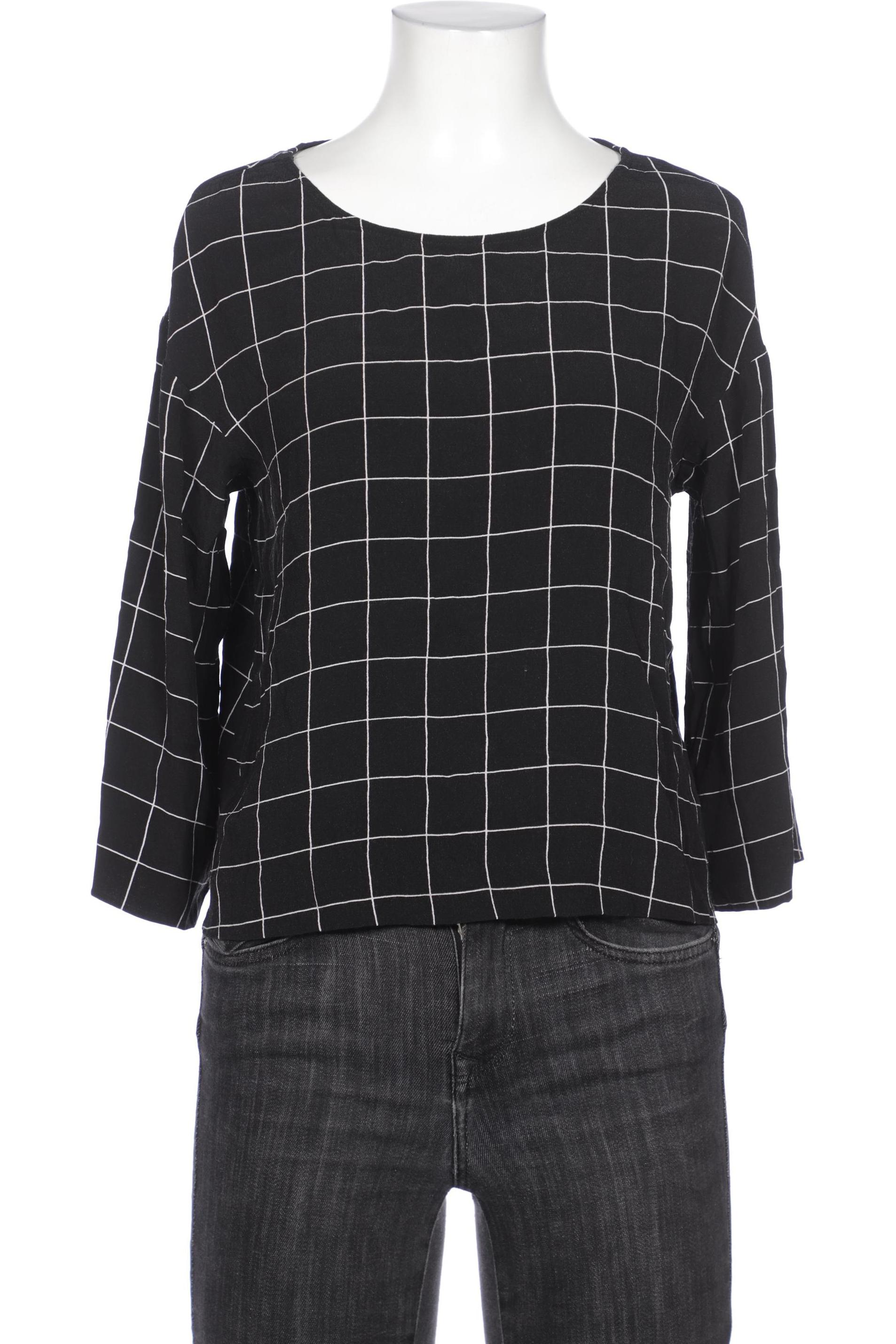 

MONKI Damen Bluse, schwarz