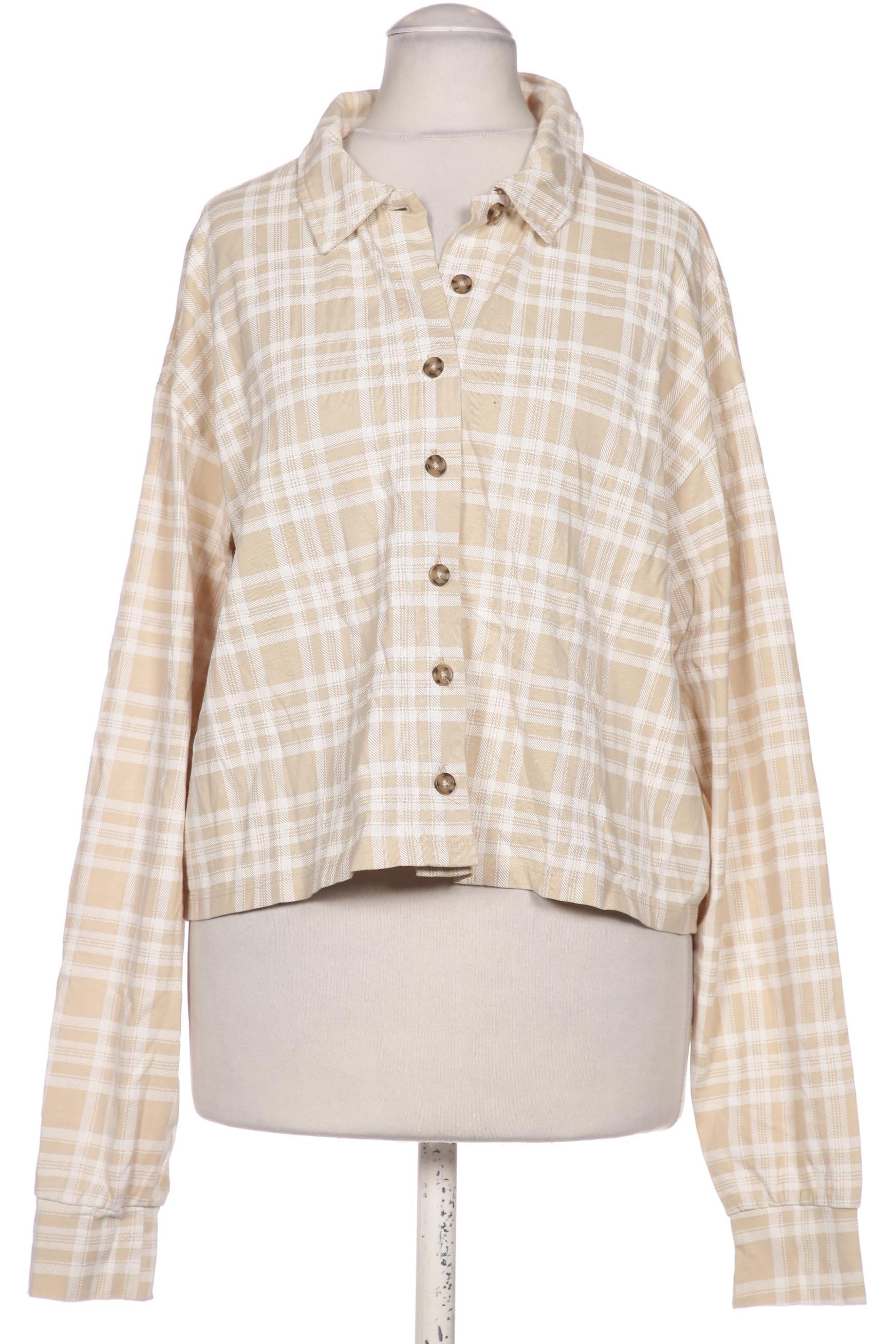 

Monki Damen Bluse, beige, Gr. 36