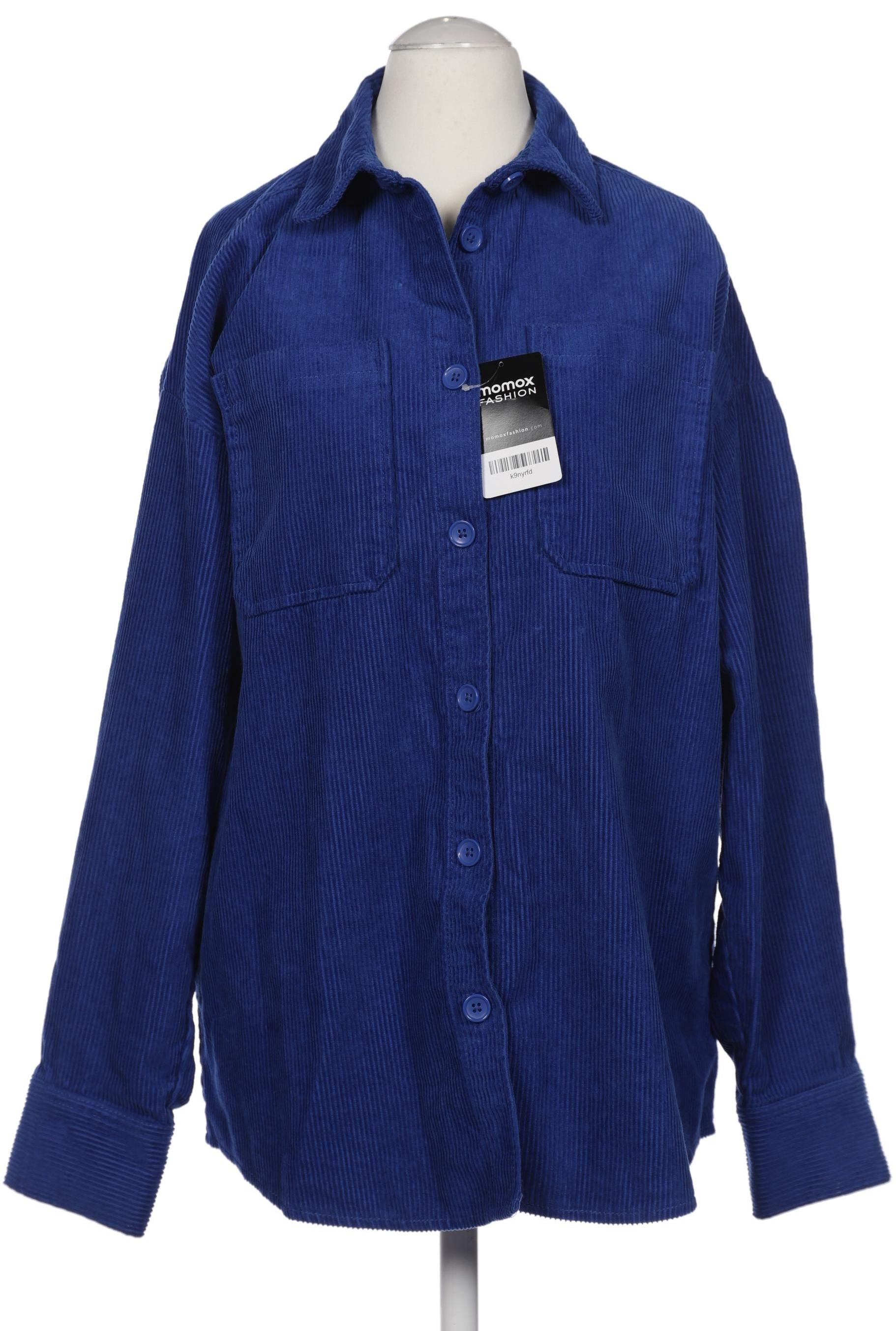 

Monki Damen Bluse, blau, Gr. 34