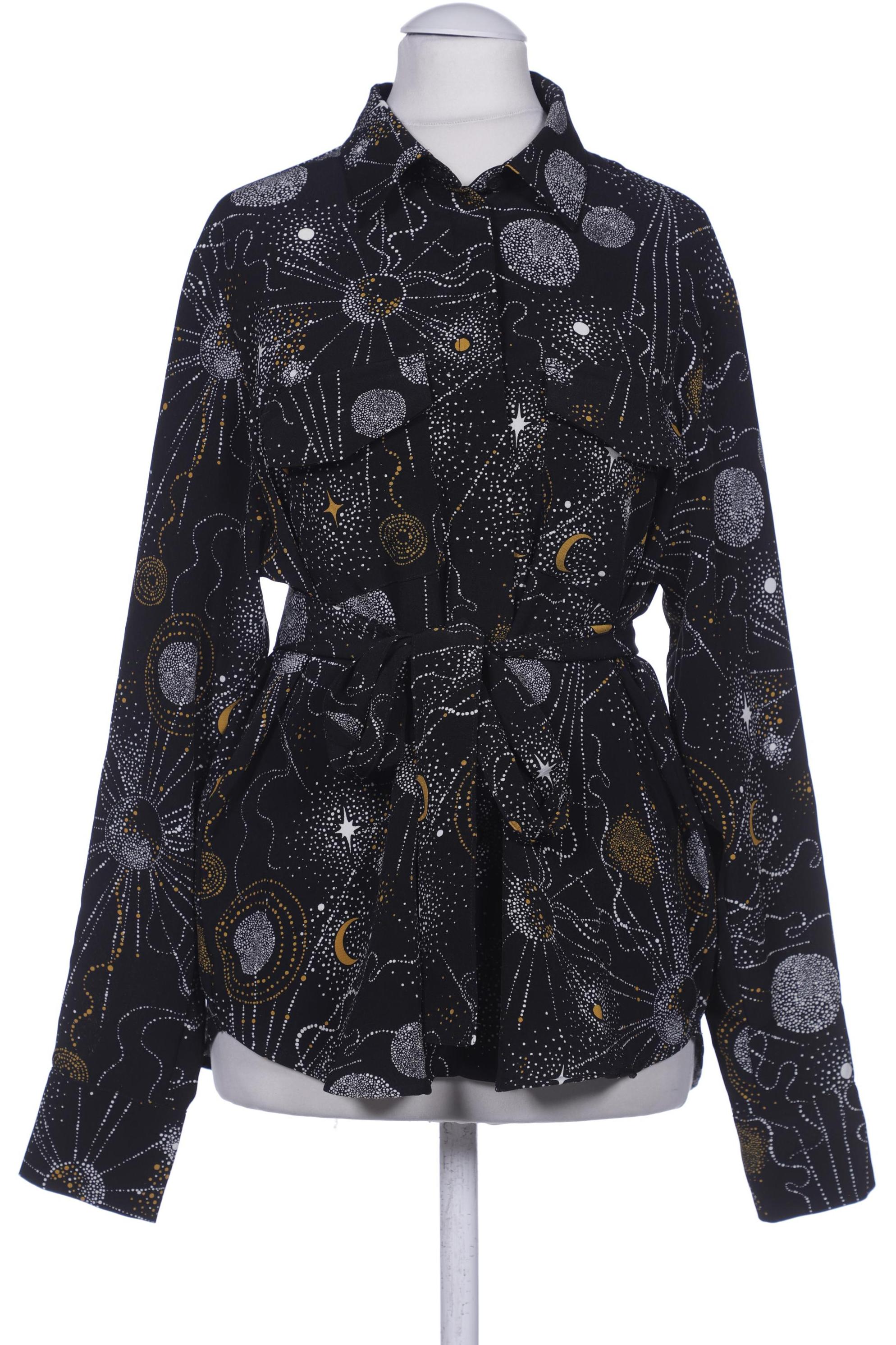 

MONKI Damen Bluse, schwarz