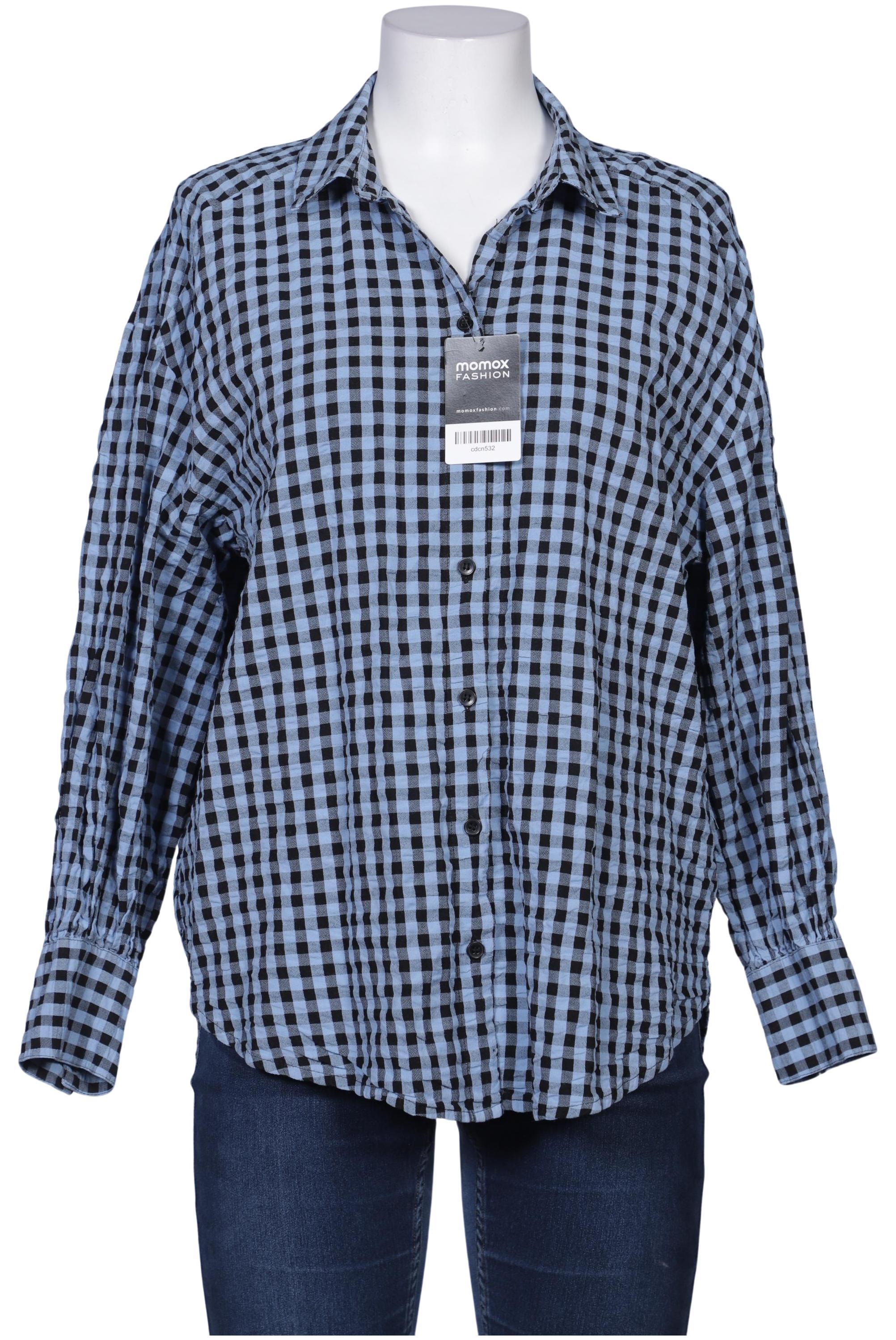 

Monki Damen Bluse, blau, Gr. 38