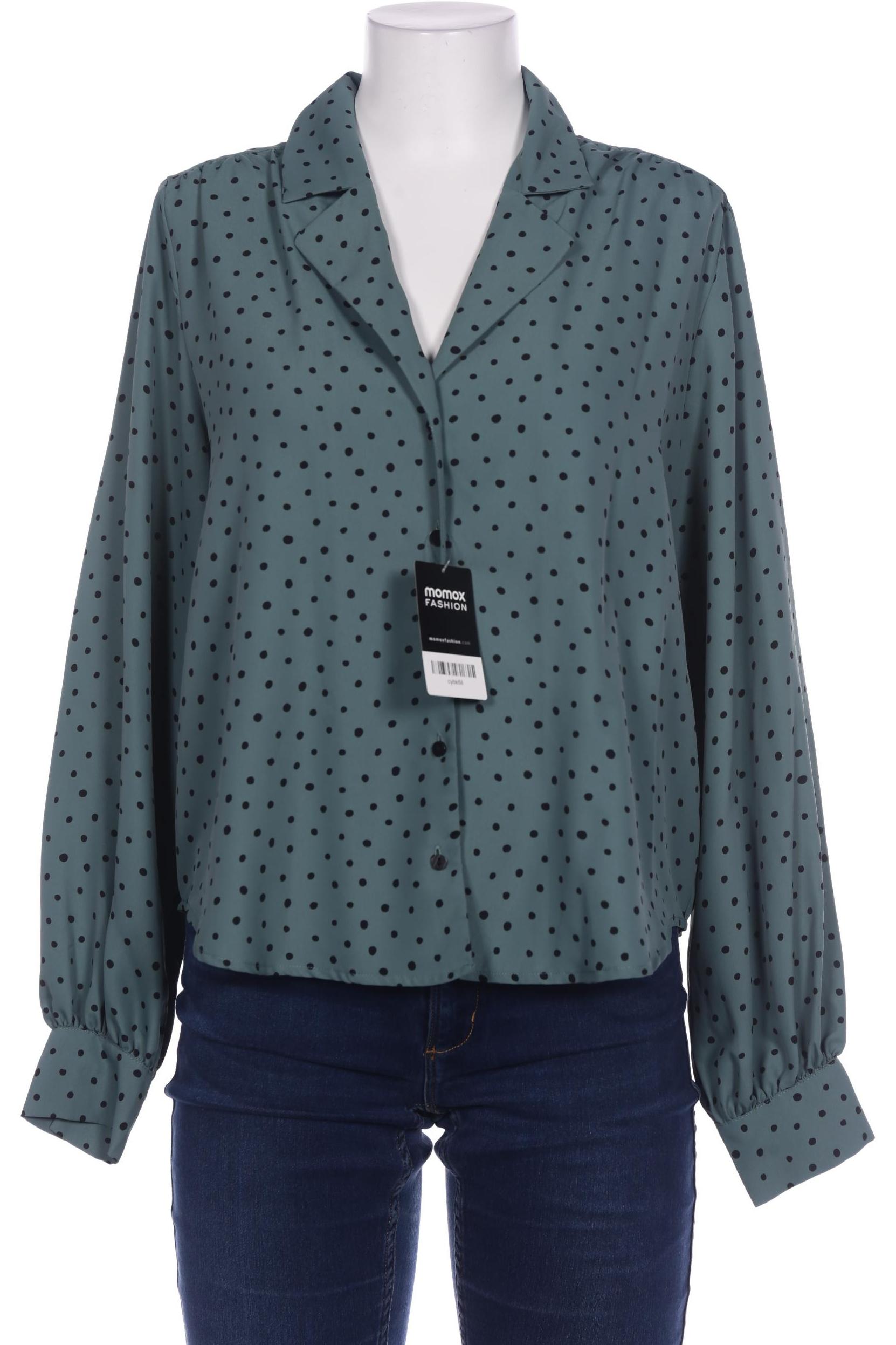 

Monki Damen Bluse, türkis, Gr. 38