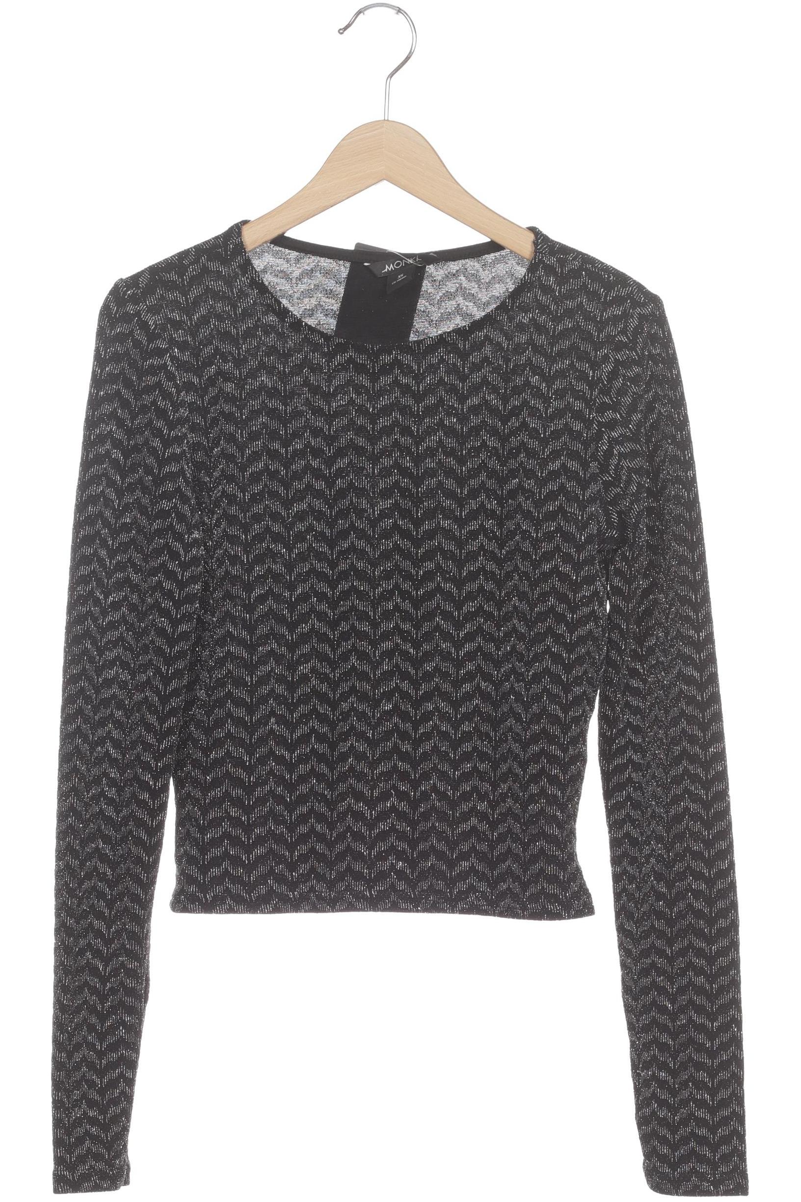 

Monki Damen Bluse, schwarz, Gr. 34