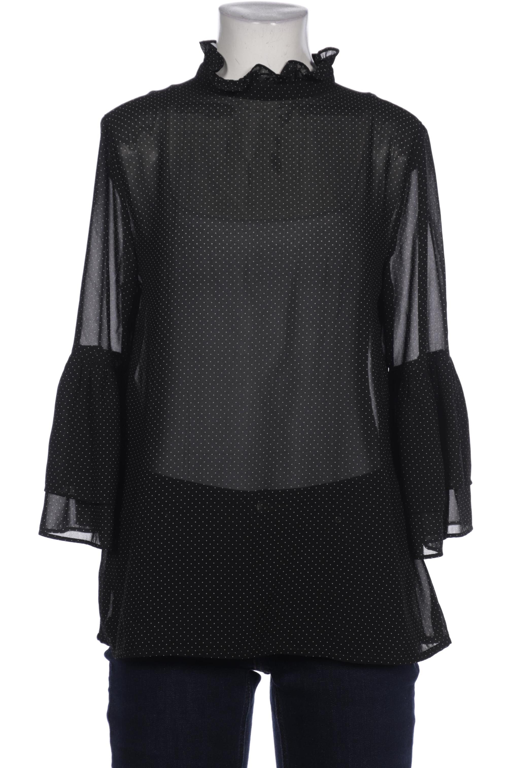 

MONKI Damen Bluse, schwarz