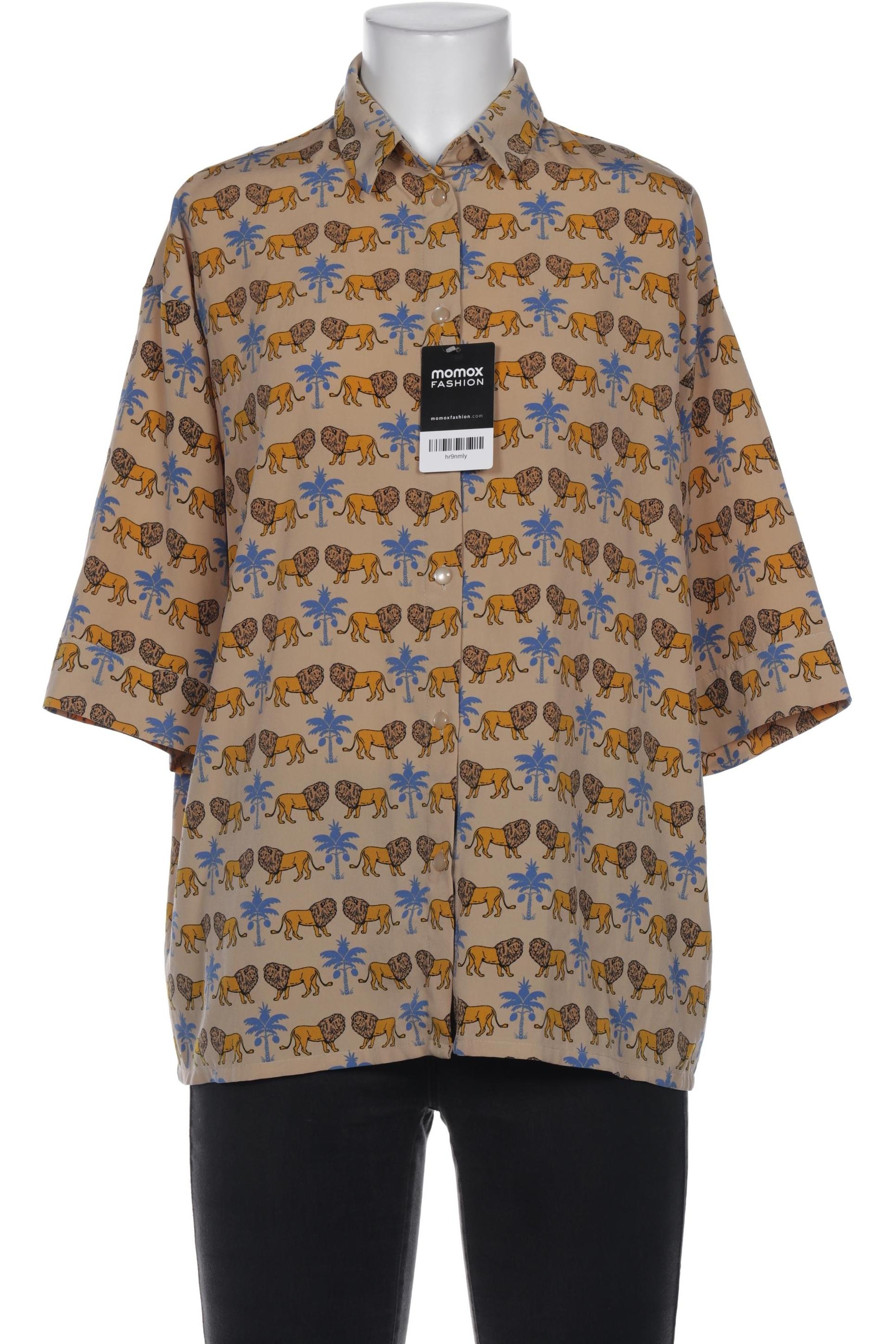 

Monki Damen Bluse, beige, Gr. 36
