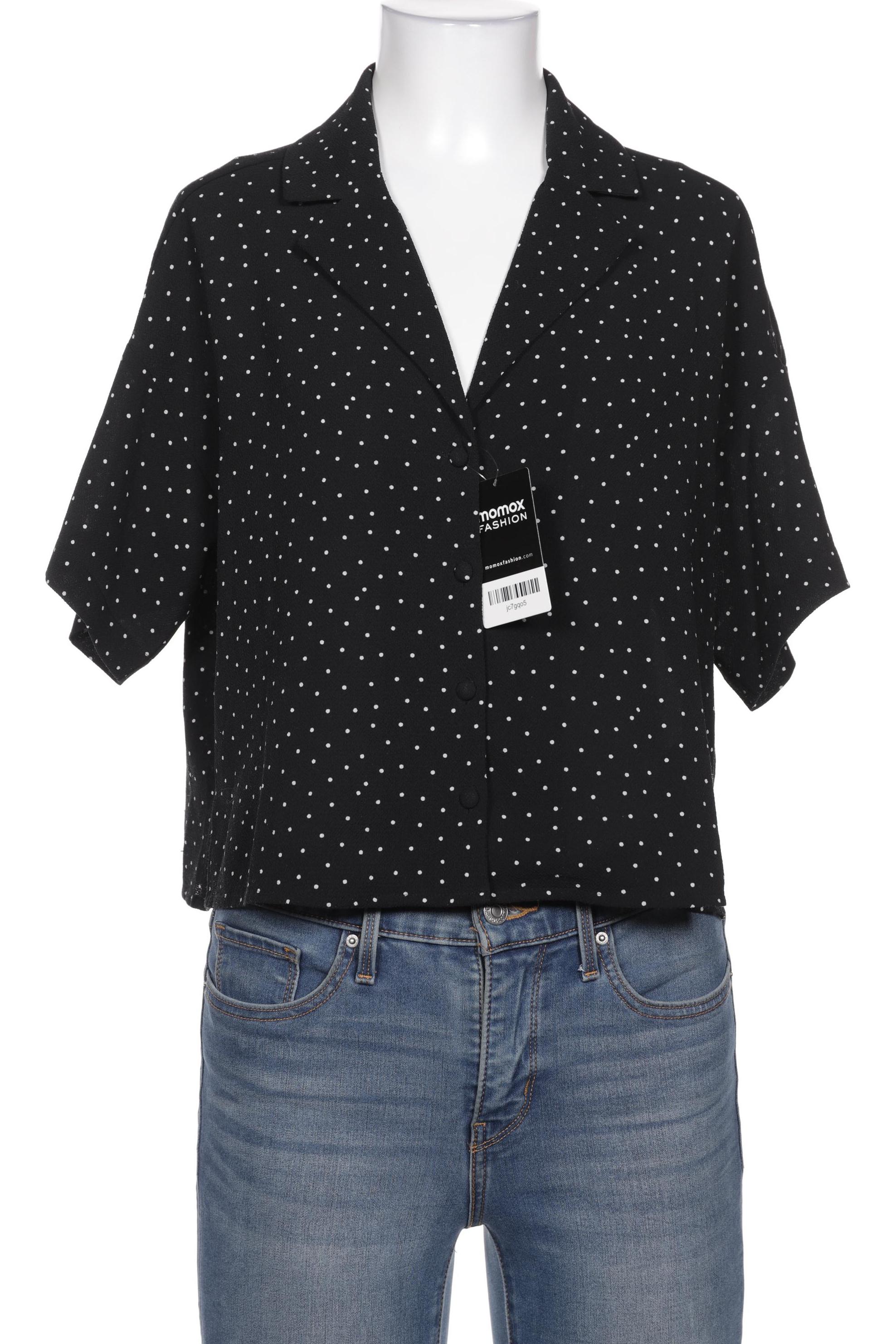 

MONKI Damen Bluse, schwarz