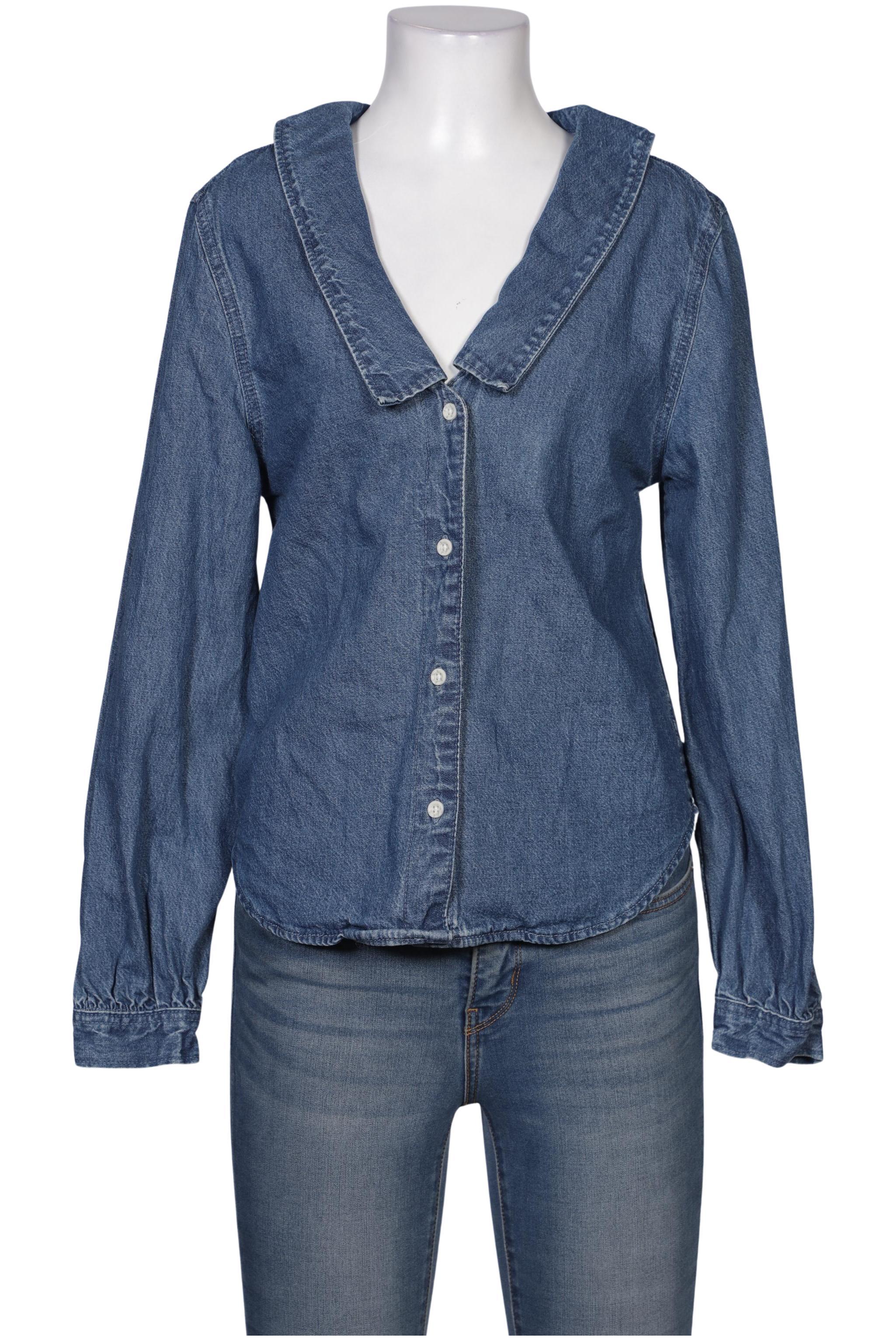 

Monki Damen Bluse, blau, Gr. 36