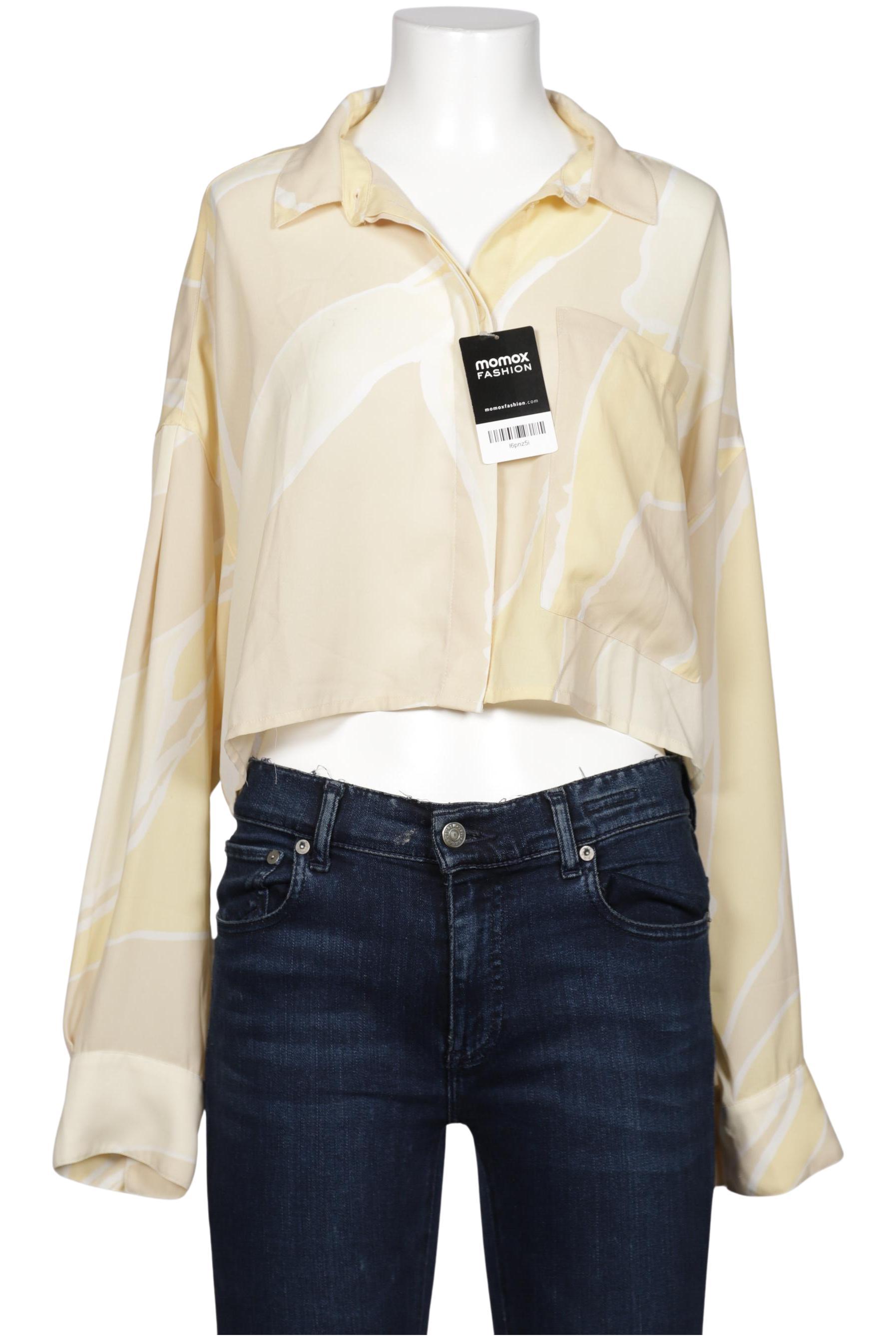 

Monki Damen Bluse, beige, Gr. 38