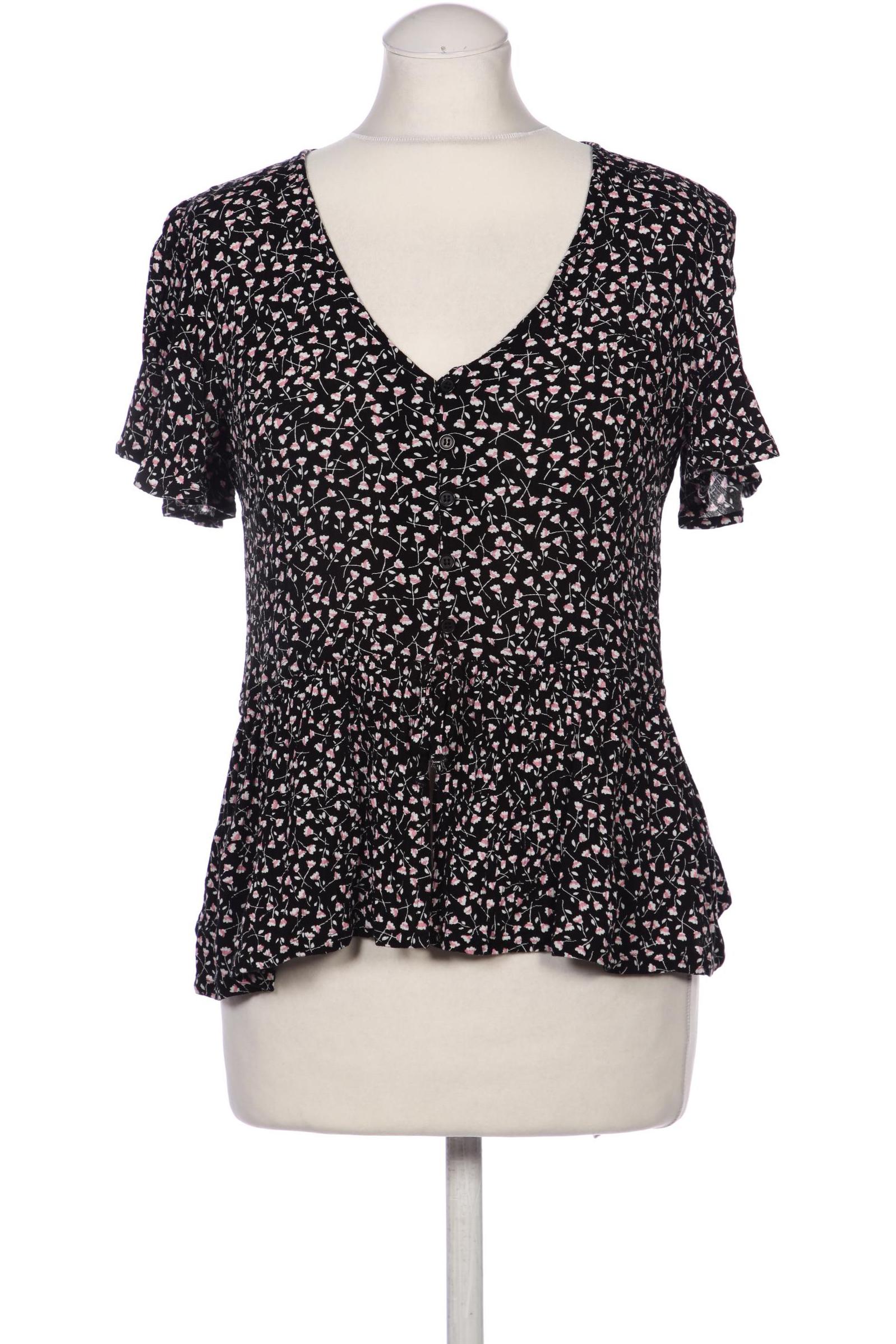 

MONKI Damen Bluse, schwarz