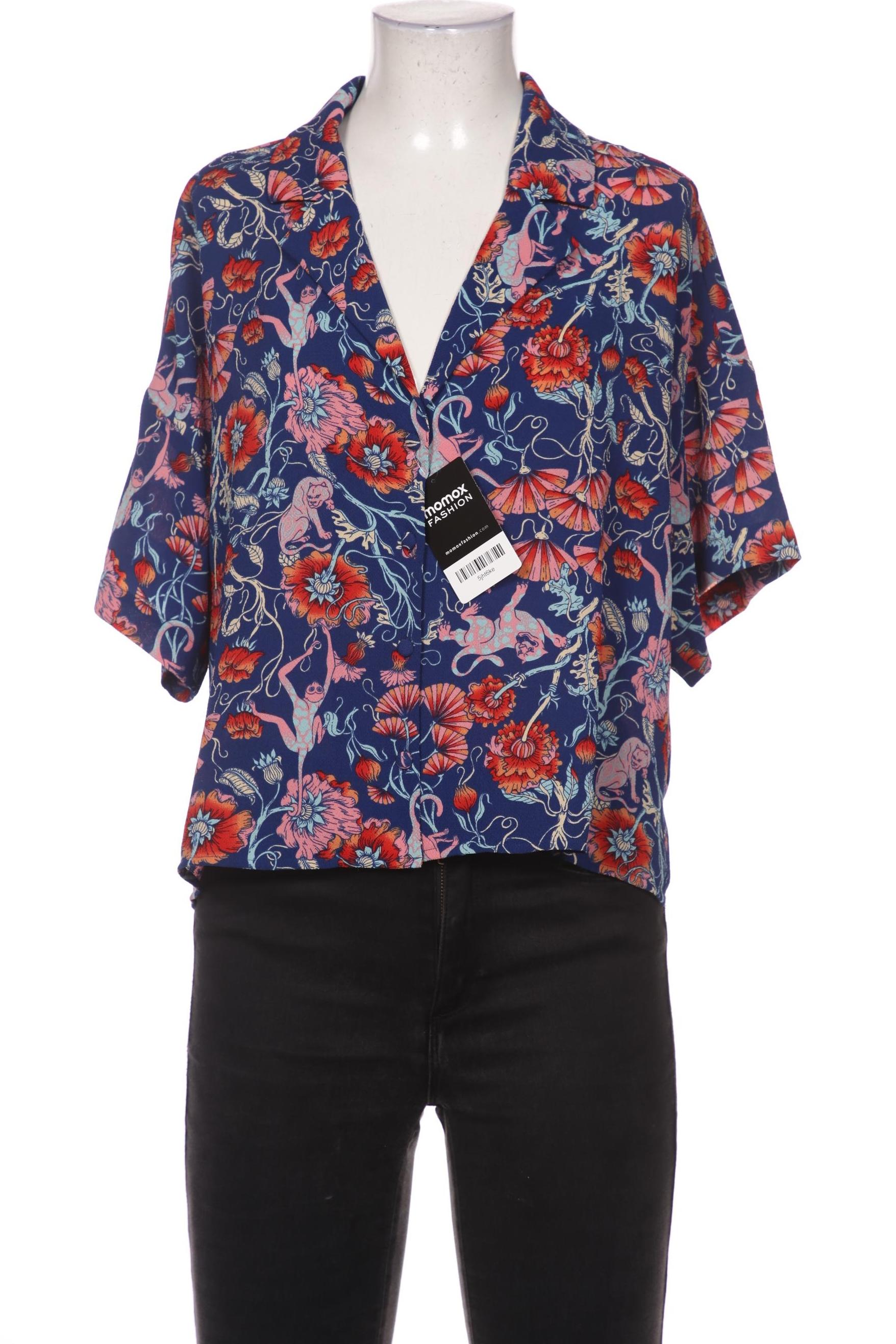 

Monki Damen Bluse, blau, Gr. 38