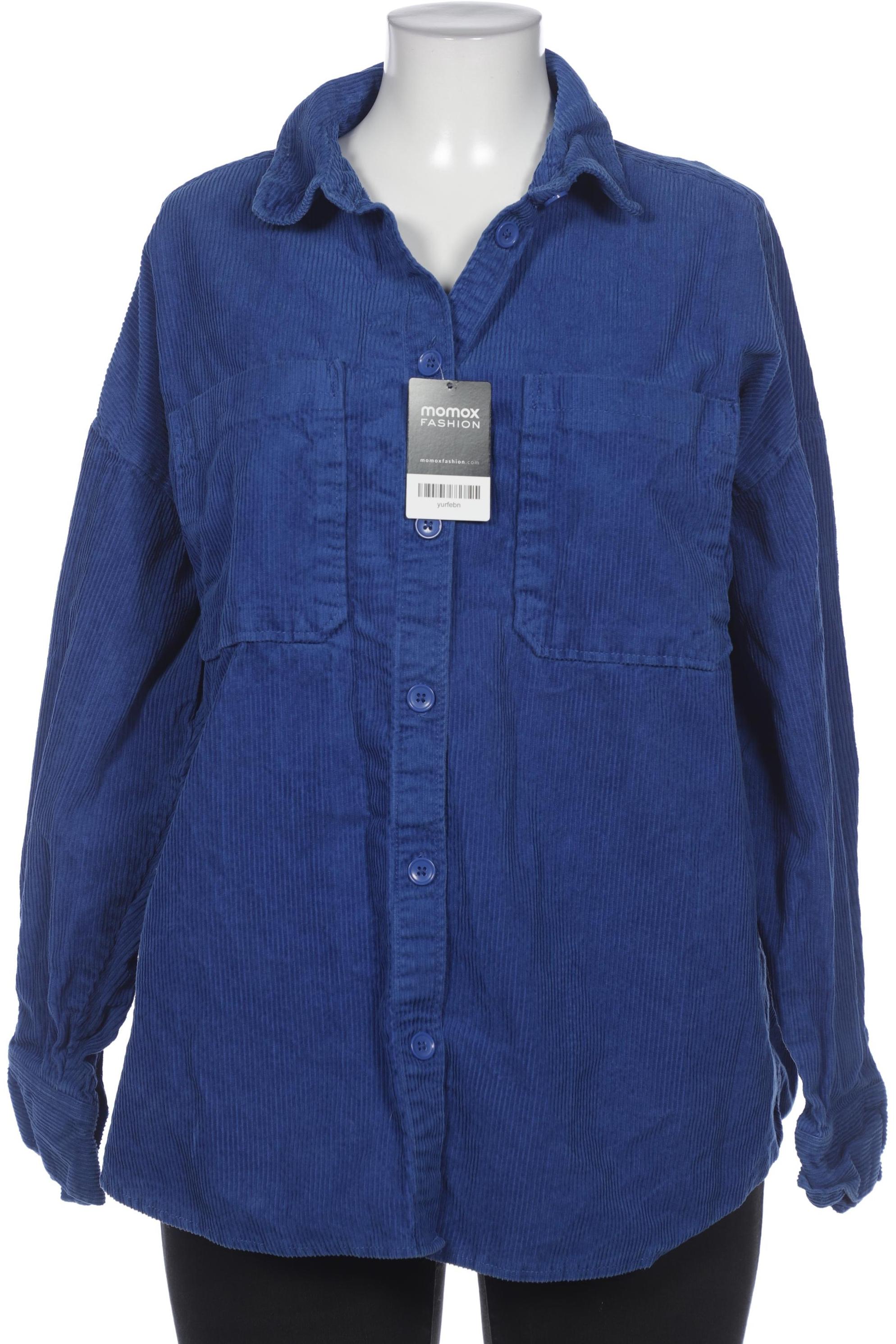 

Monki Damen Bluse, blau, Gr. 44