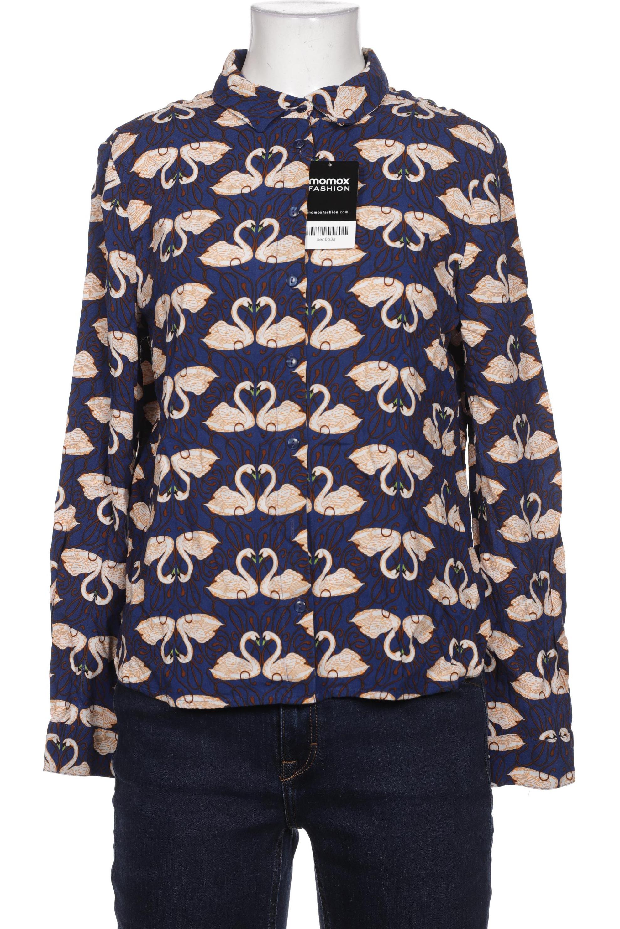 

Monki Damen Bluse, blau, Gr. 36