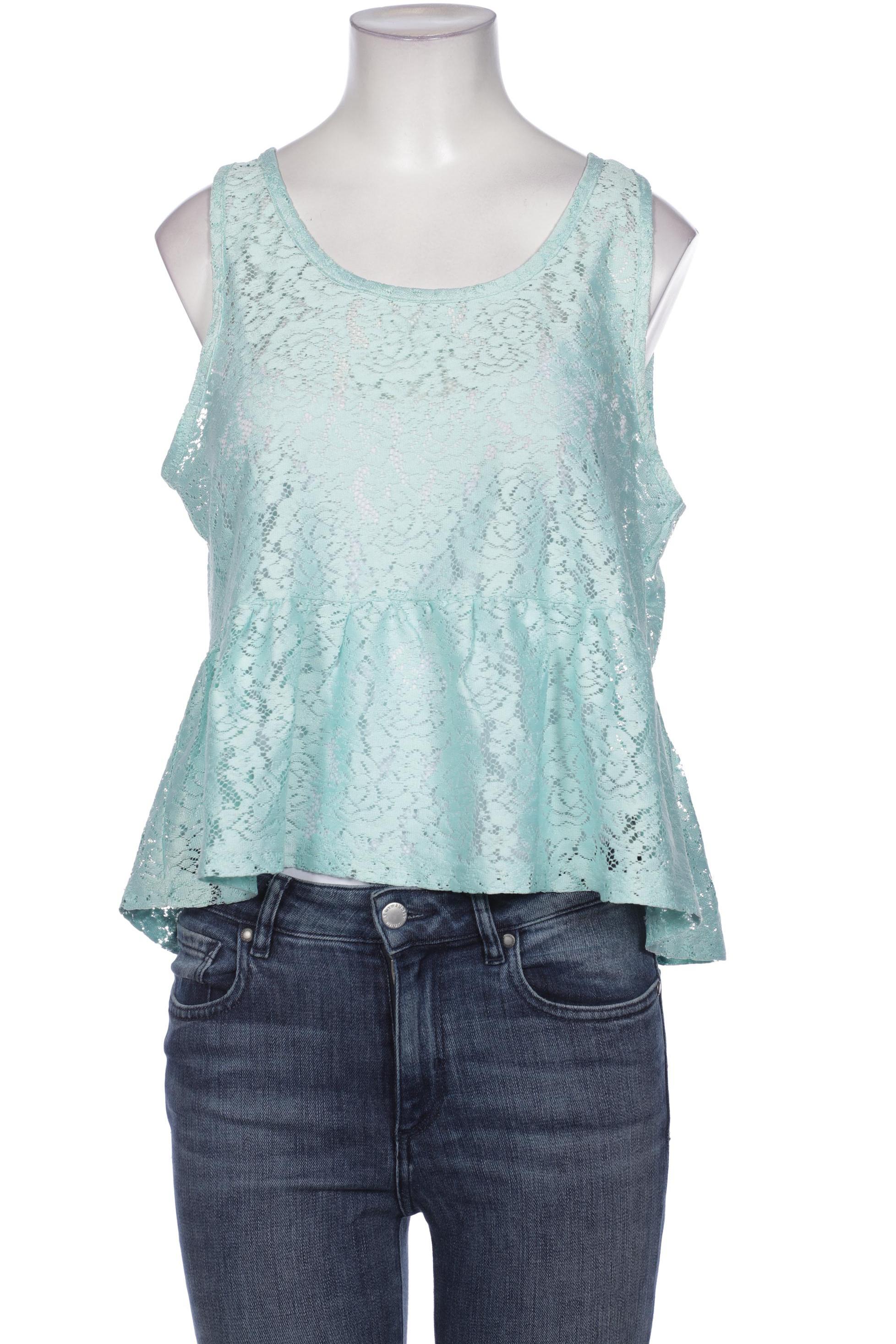 

Monki Damen Bluse, türkis, Gr. 38