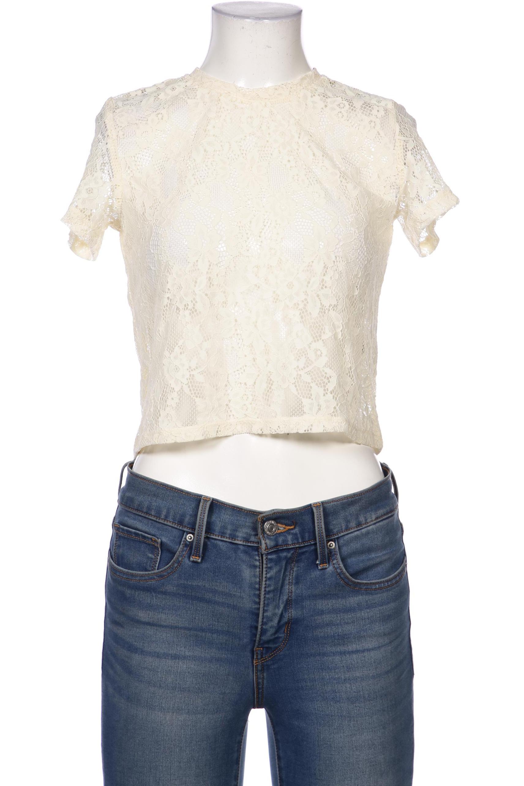 

MONKI Damen Bluse, cremeweiß