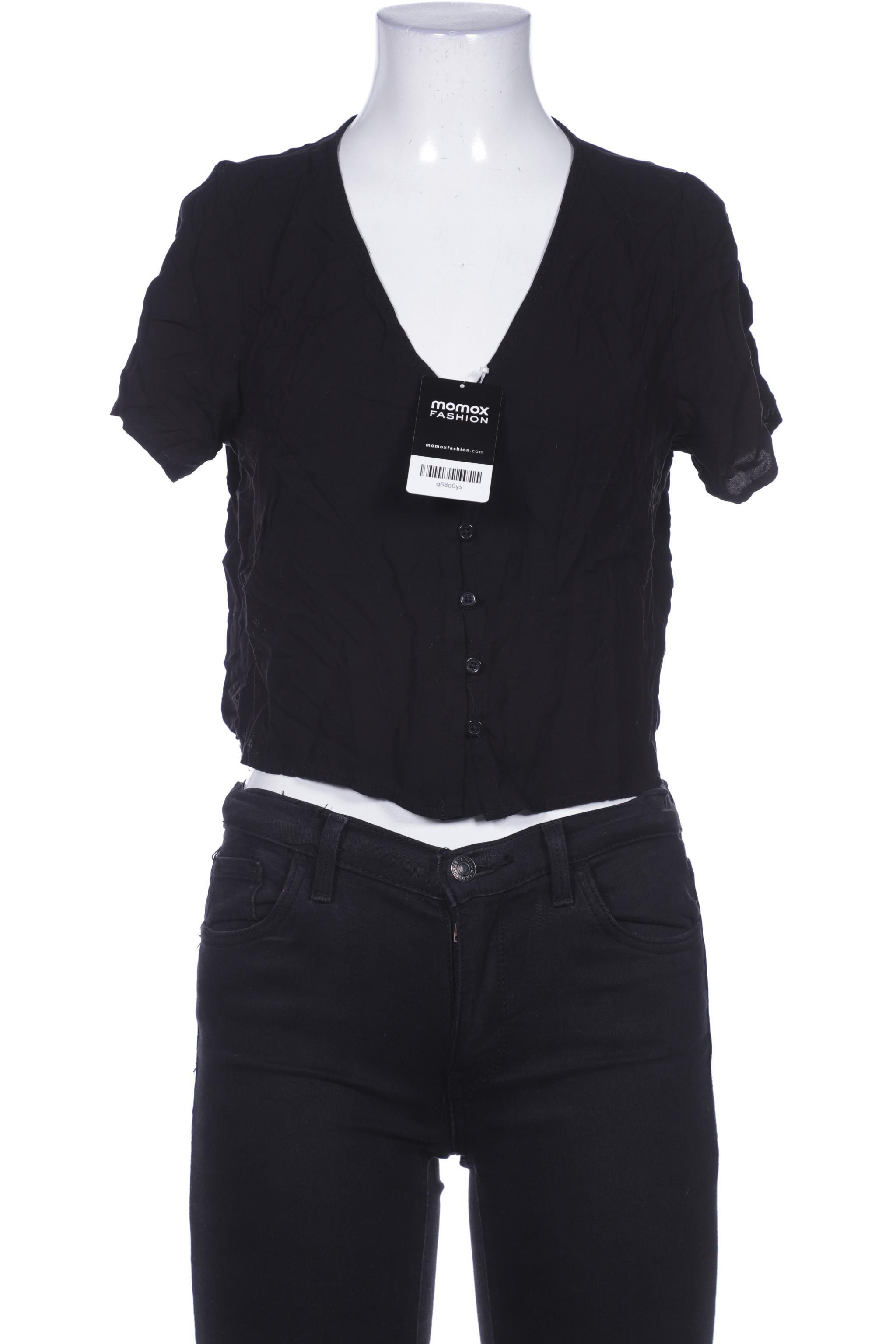 

MONKI Damen Bluse, schwarz