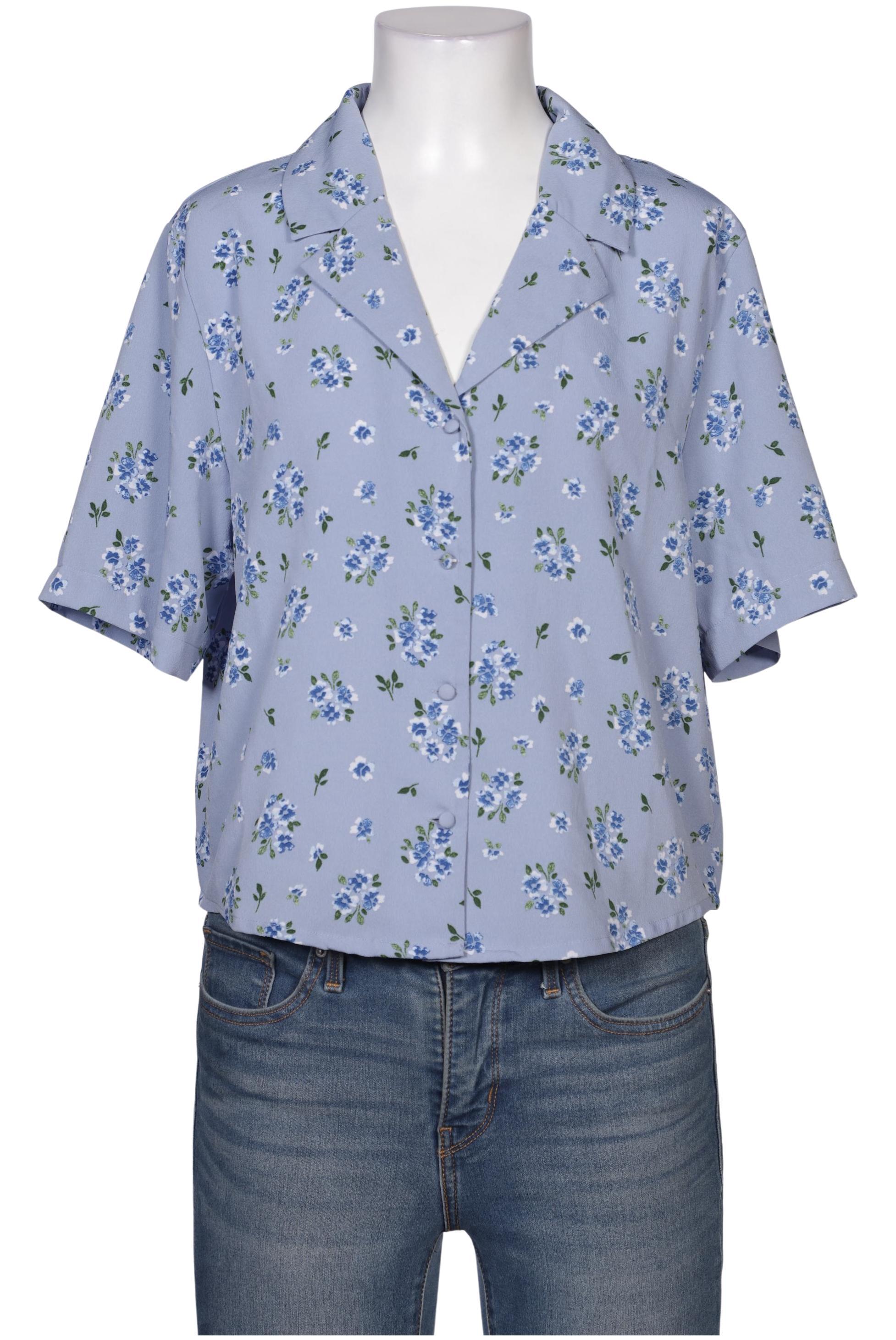 

Monki Damen Bluse, blau, Gr. 36