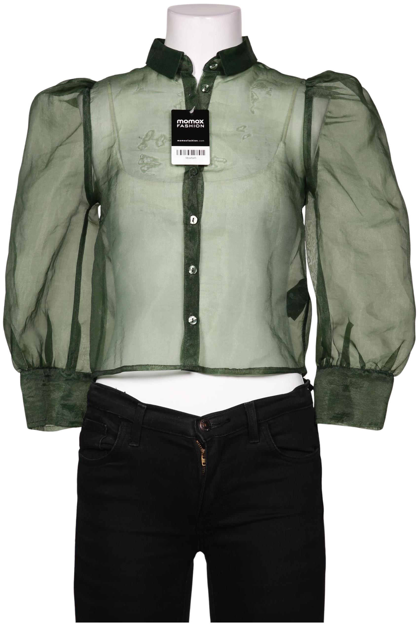 

Monki Damen Bluse, grün, Gr. 32