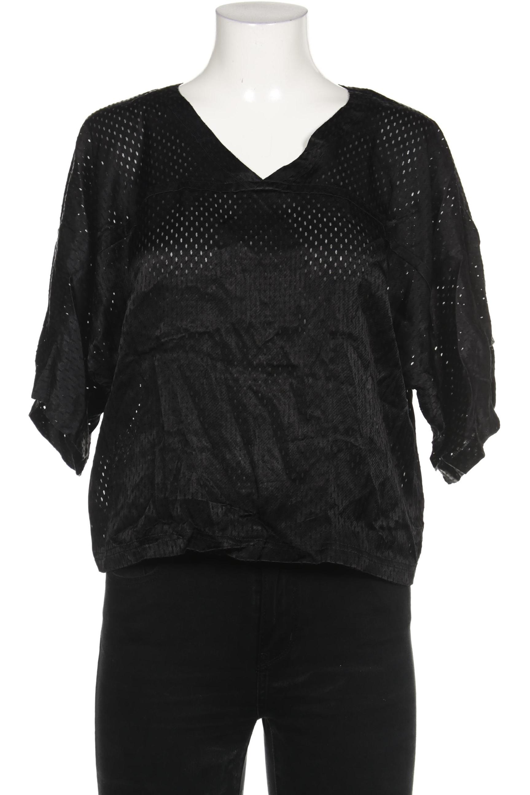 

MONKI Damen Bluse, schwarz
