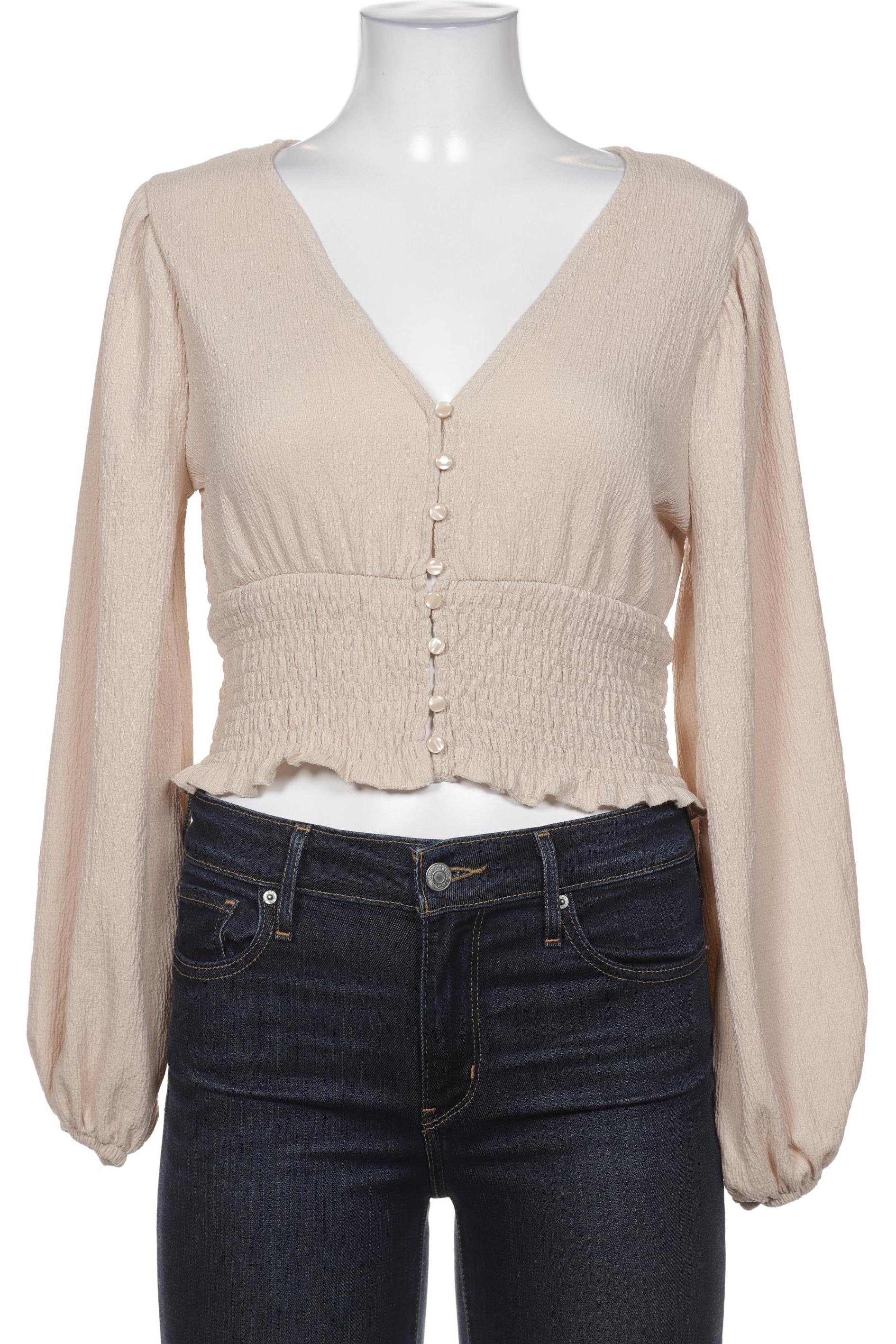 

Monki Damen Bluse, beige, Gr. 38