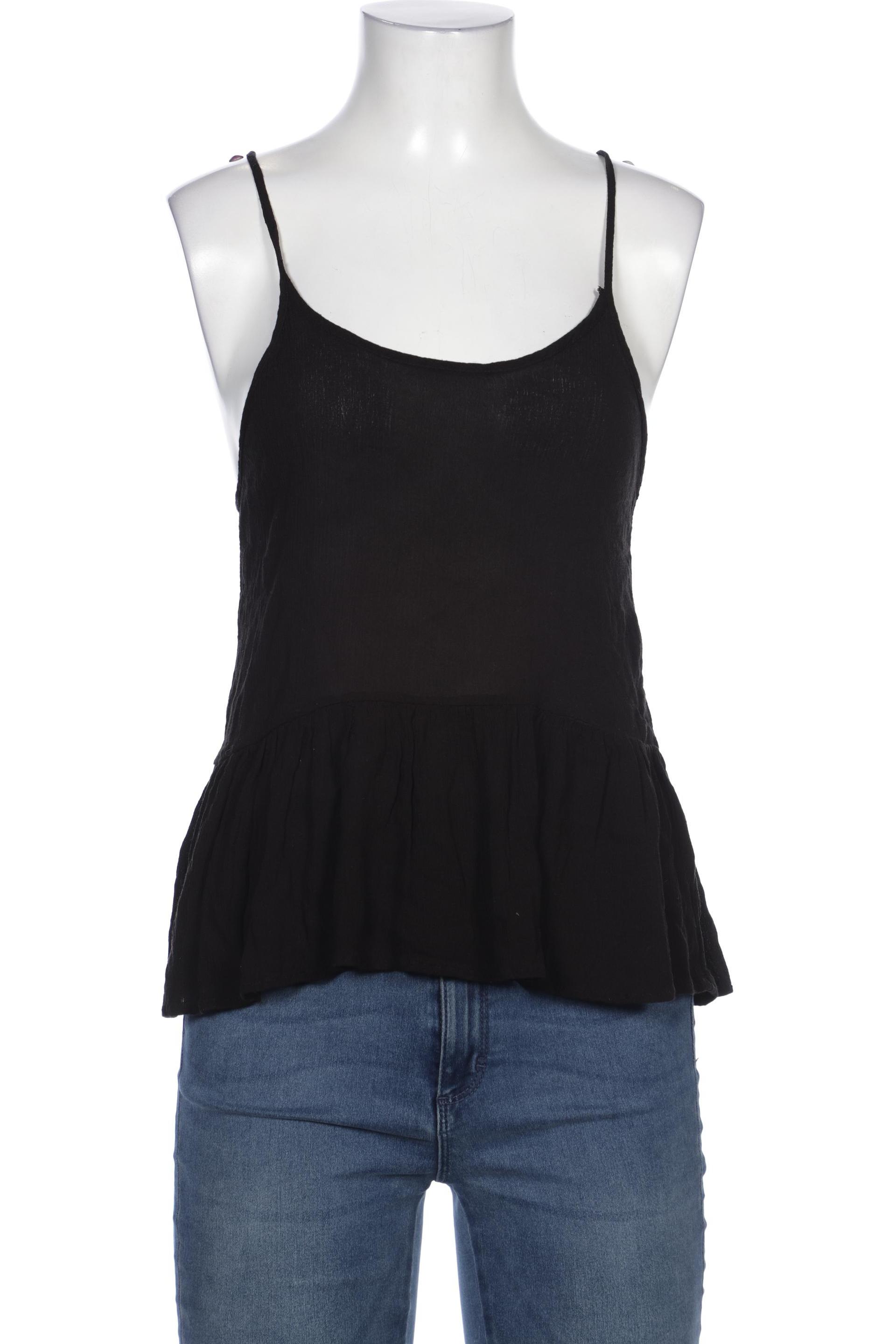 

MONKI Damen Bluse, schwarz