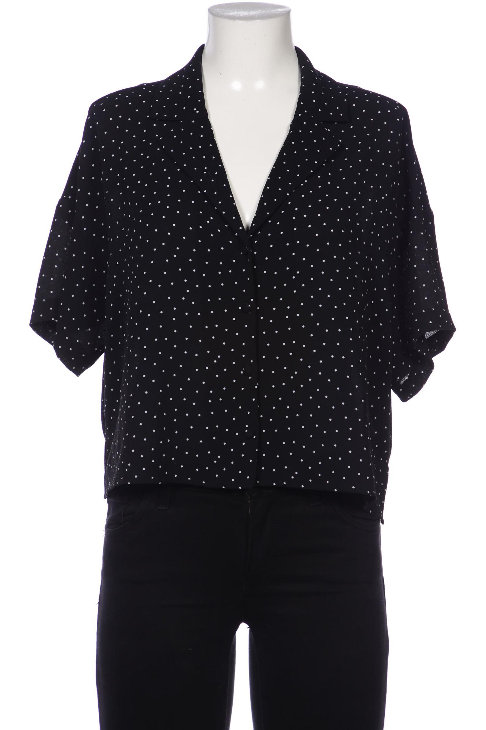 

MONKI Damen Bluse, schwarz