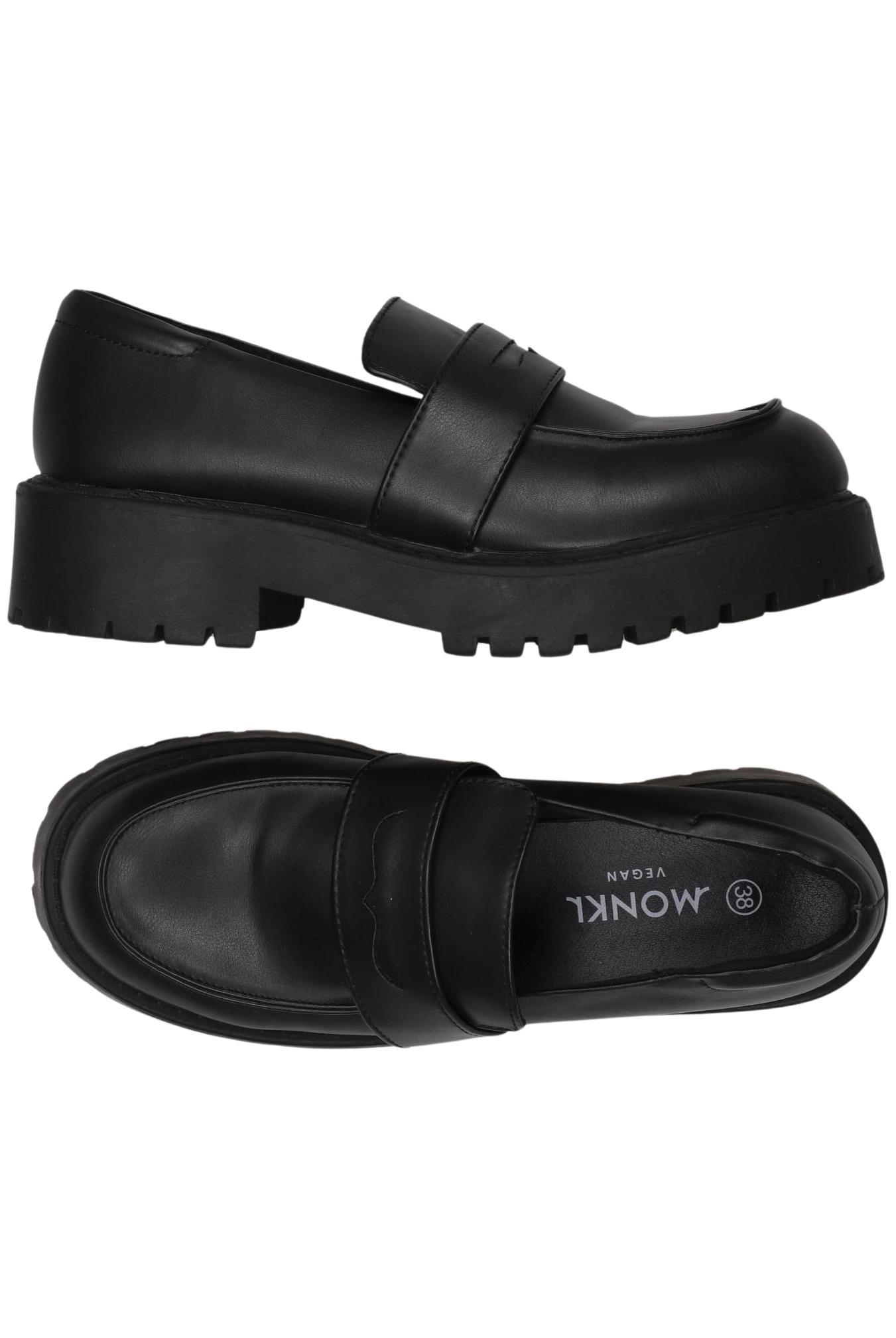 

Monki Damen Halbschuh, schwarz, Gr. 38