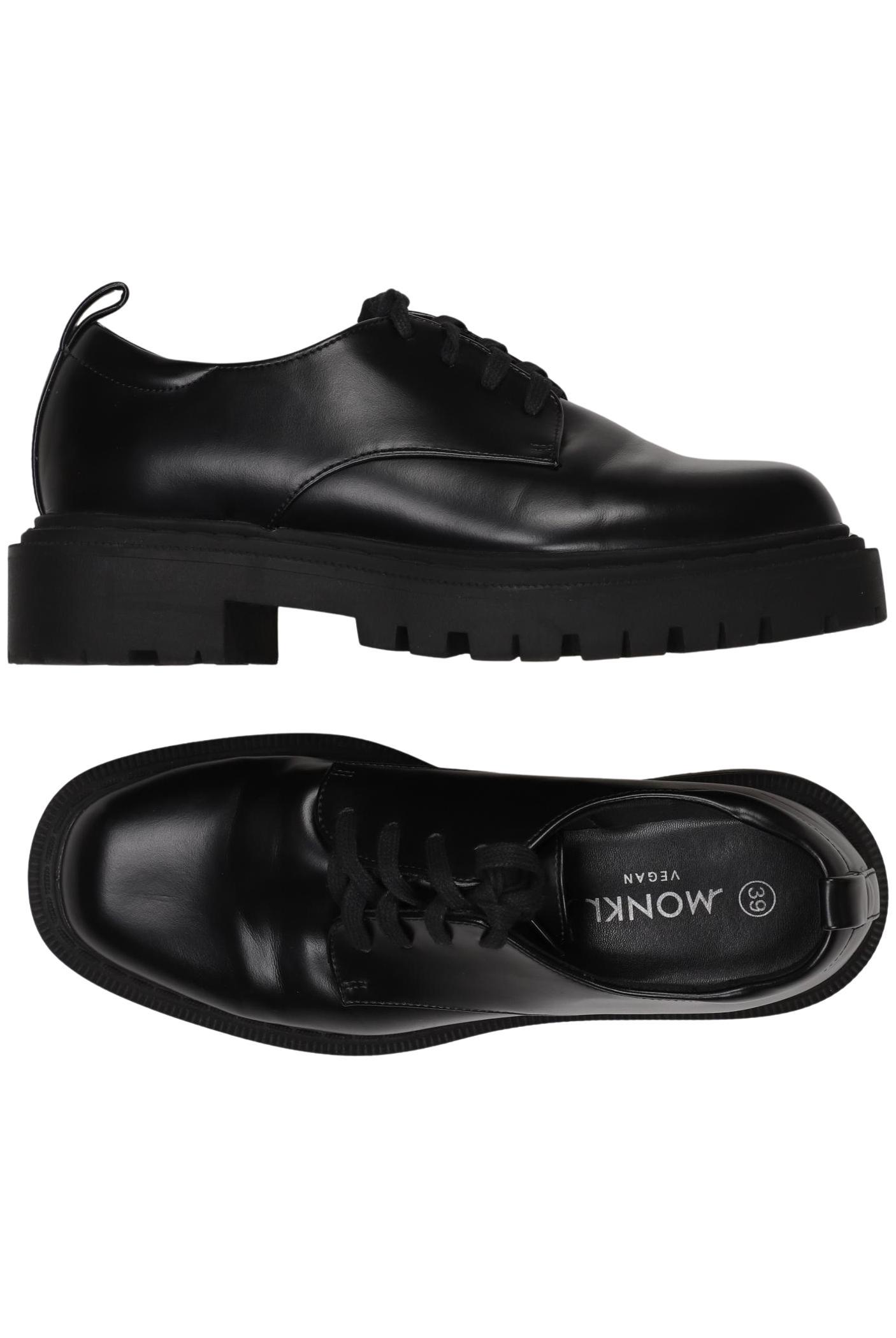 

Monki Damen Halbschuh, schwarz, Gr. 39