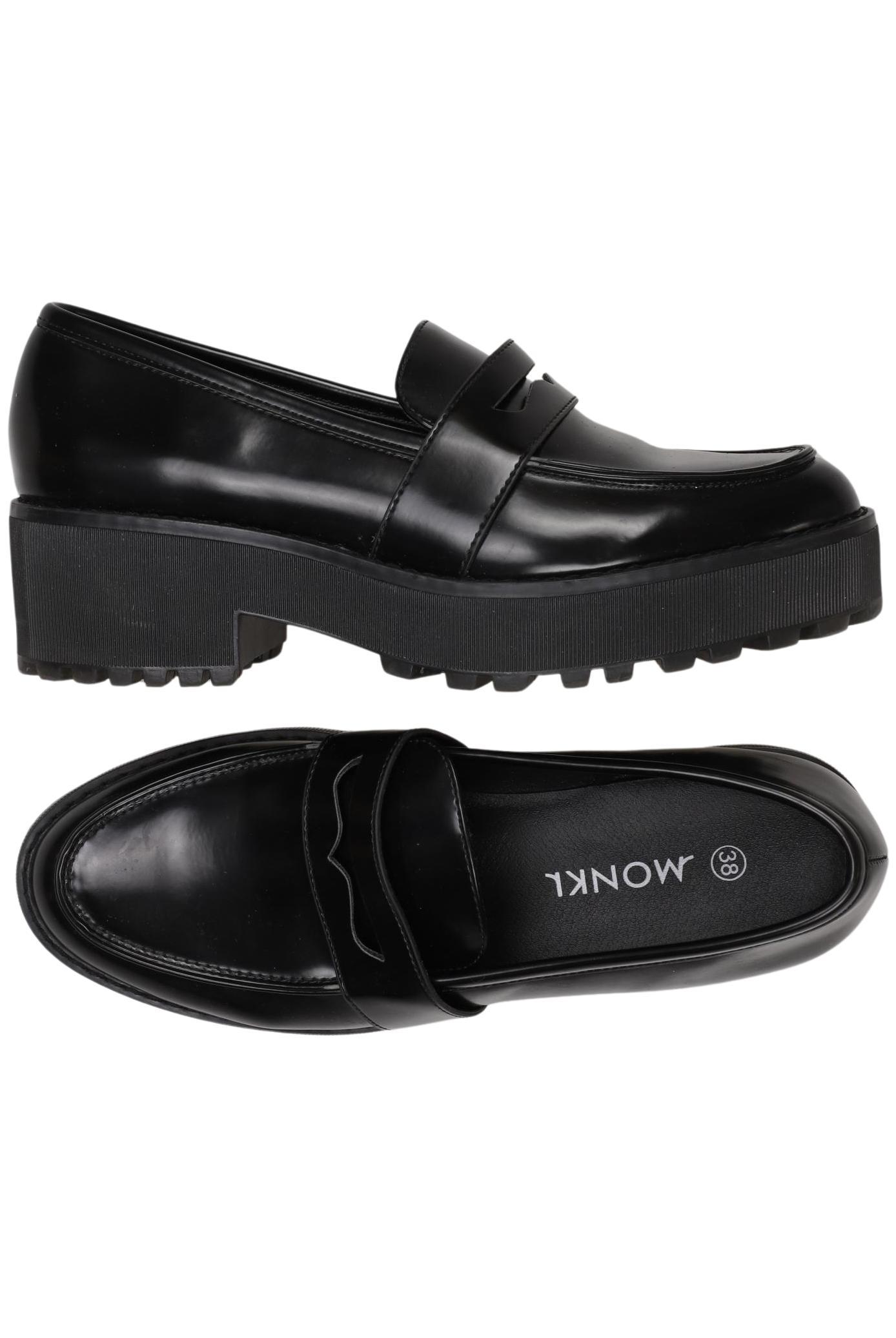 

Monki Damen Halbschuh, schwarz, Gr. 38