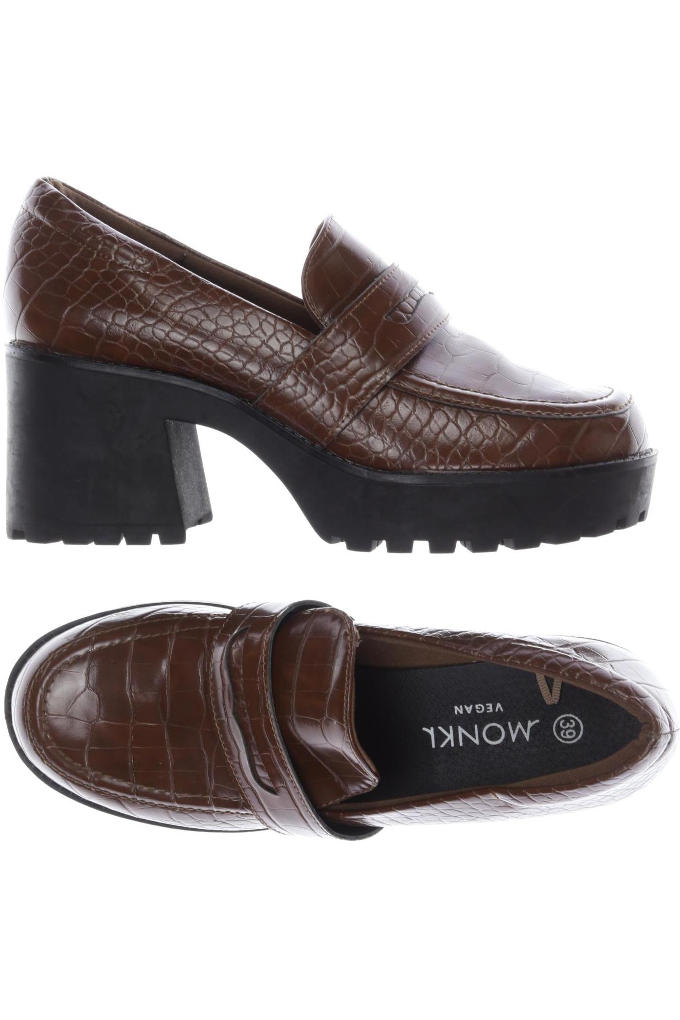 

Monki Damen Halbschuh, braun, Gr. 39