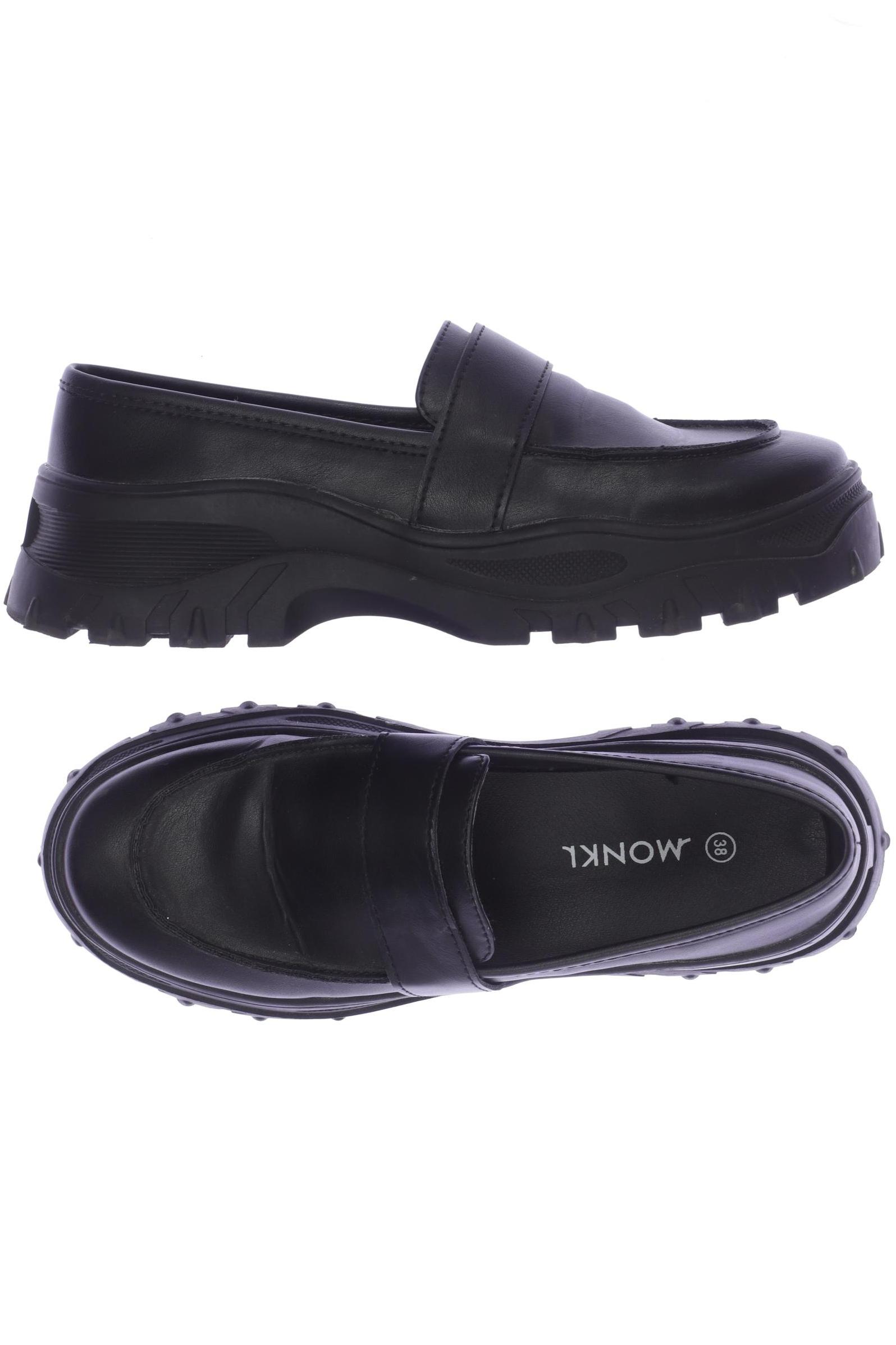 

Monki Damen Halbschuh, schwarz, Gr. 38
