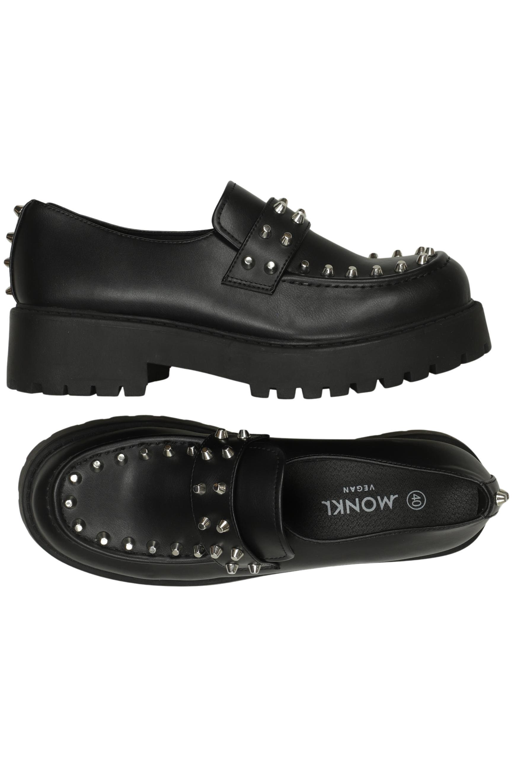 

Monki Damen Halbschuh, schwarz, Gr. 40