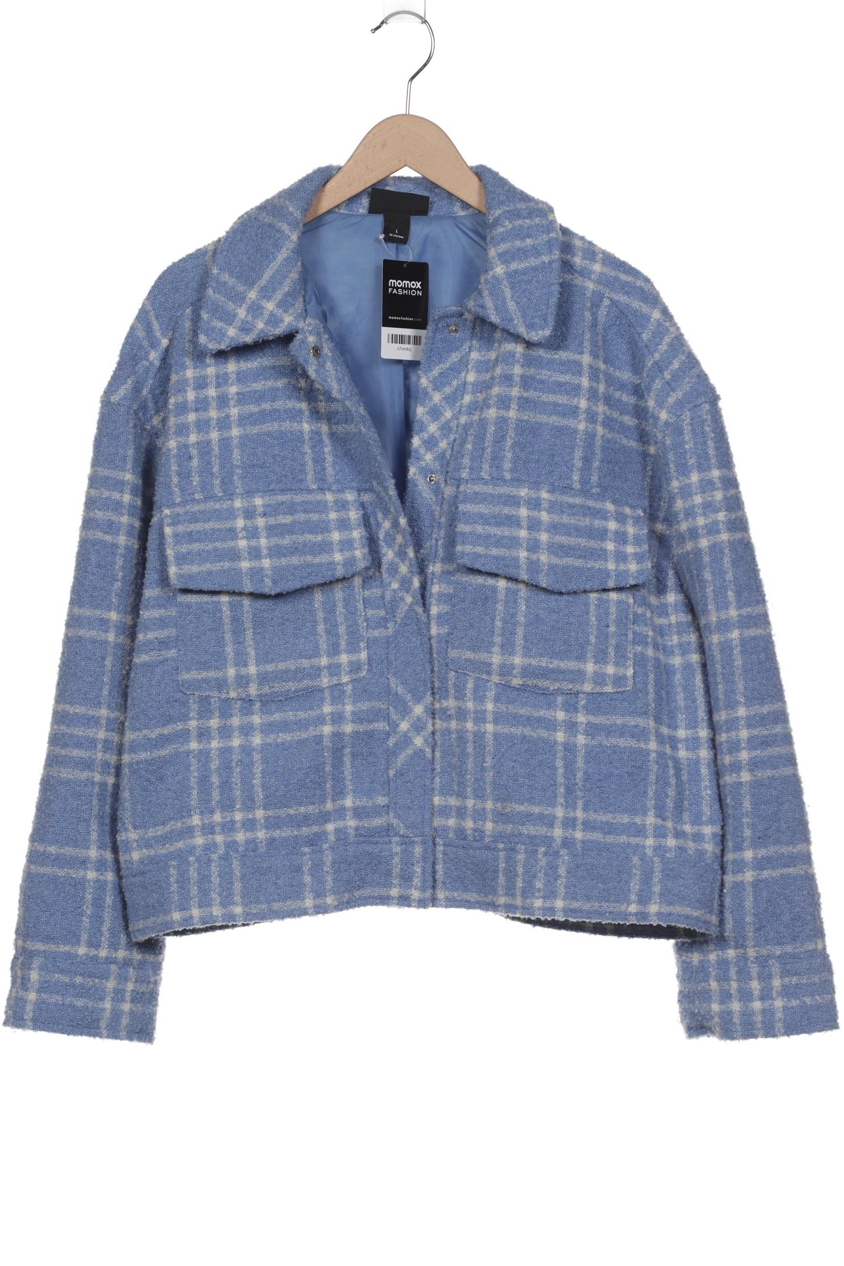 

Monki Damen Jacke, hellblau, Gr. 42