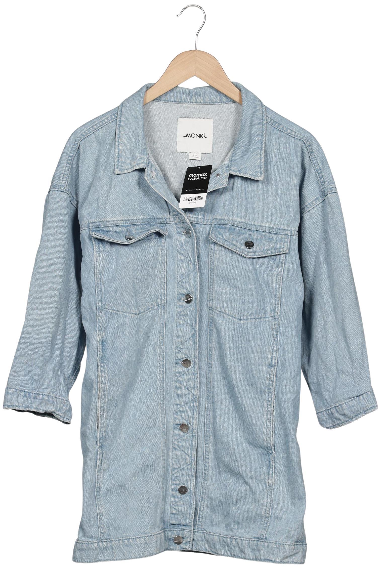 

Monki Damen Jacke, blau, Gr. 34