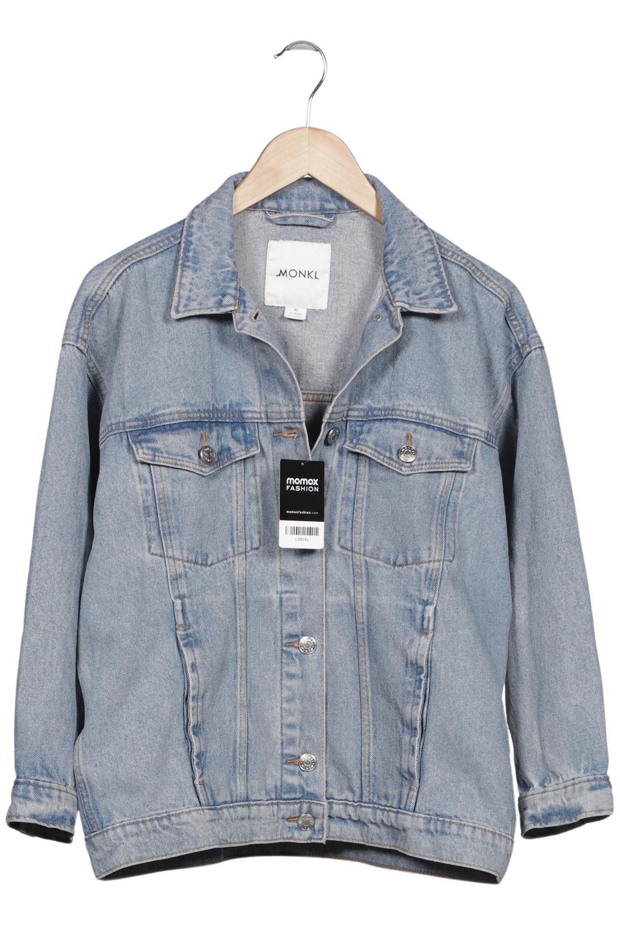 

Monki Damen Jacke, blau, Gr. 34