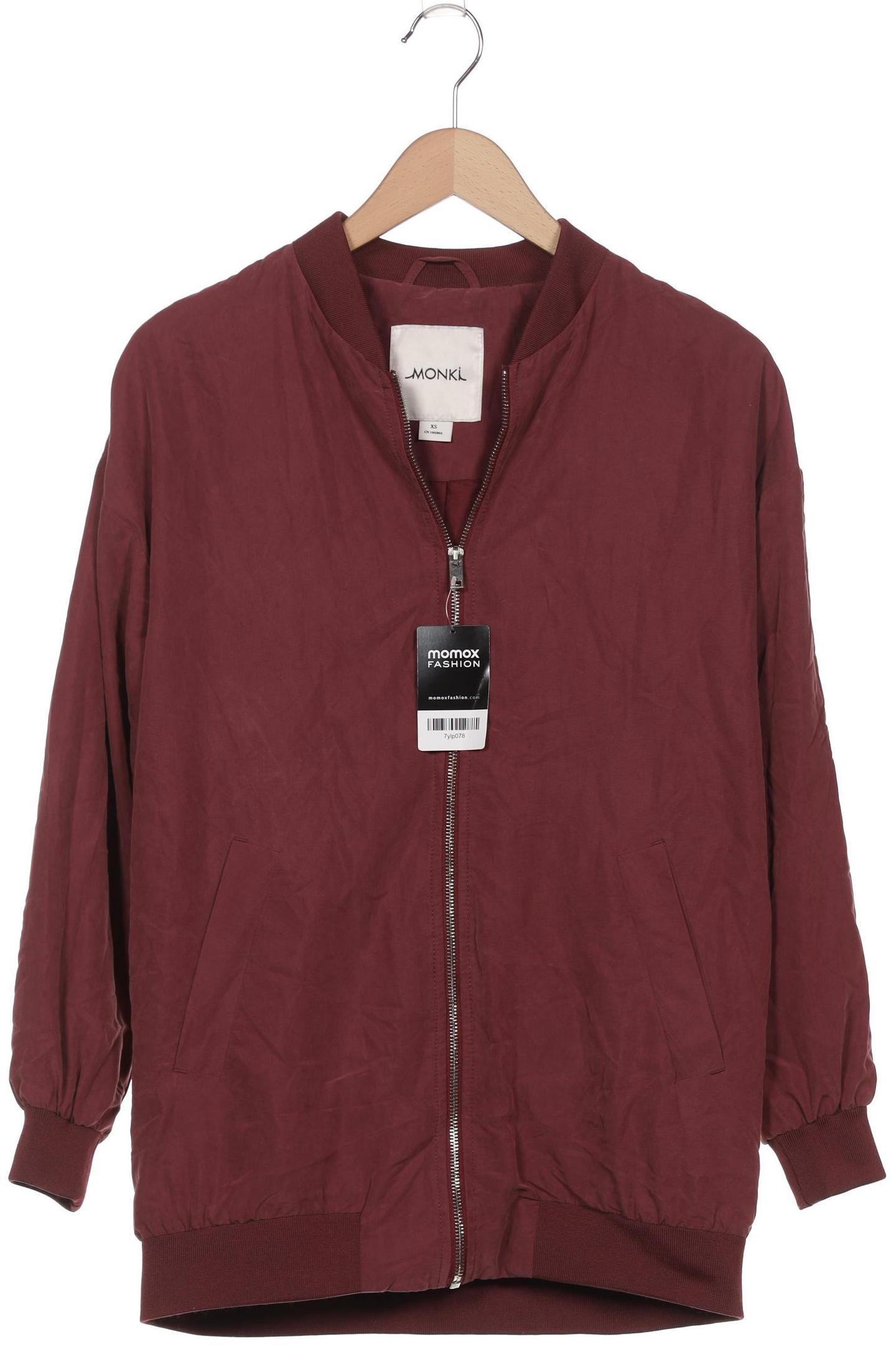 

Monki Damen Jacke, bordeaux, Gr. 34