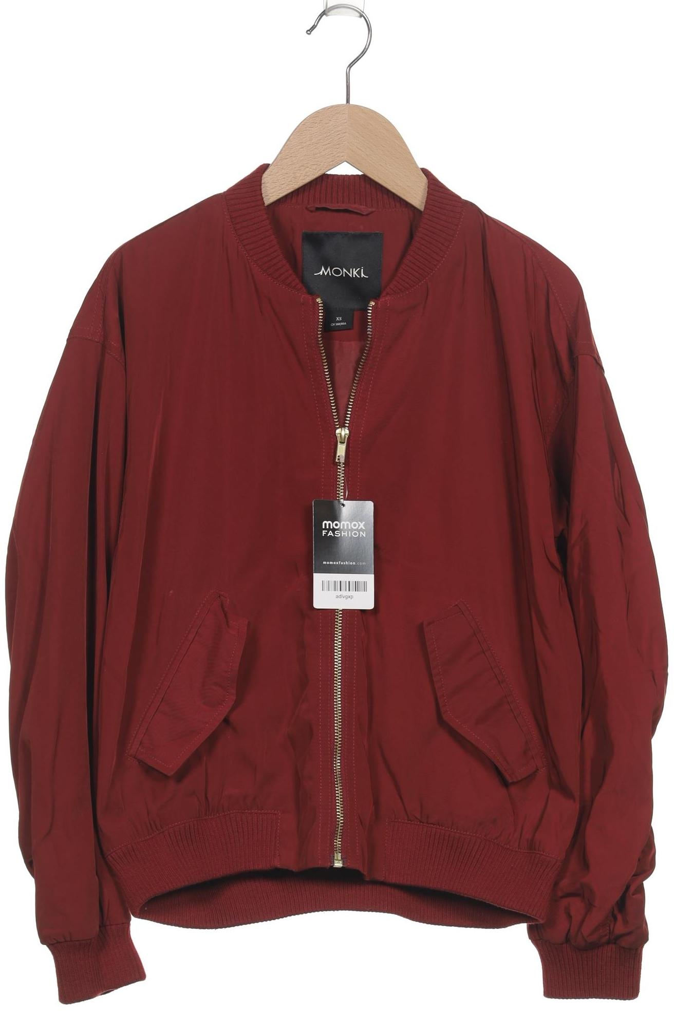 

Monki Damen Jacke, bordeaux, Gr. 34