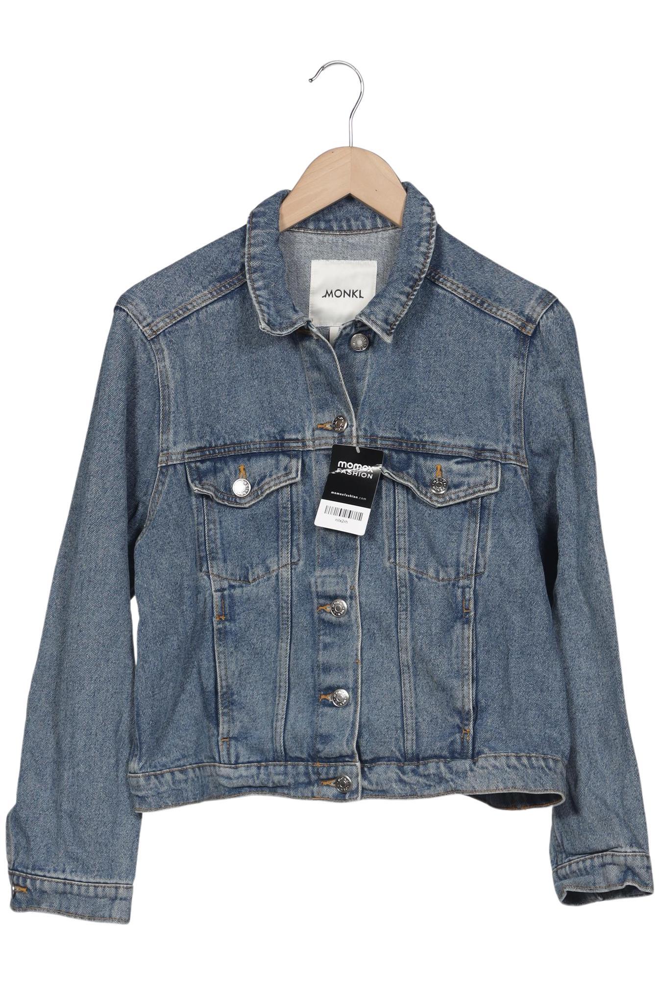 

Monki Damen Jacke, blau, Gr. 38