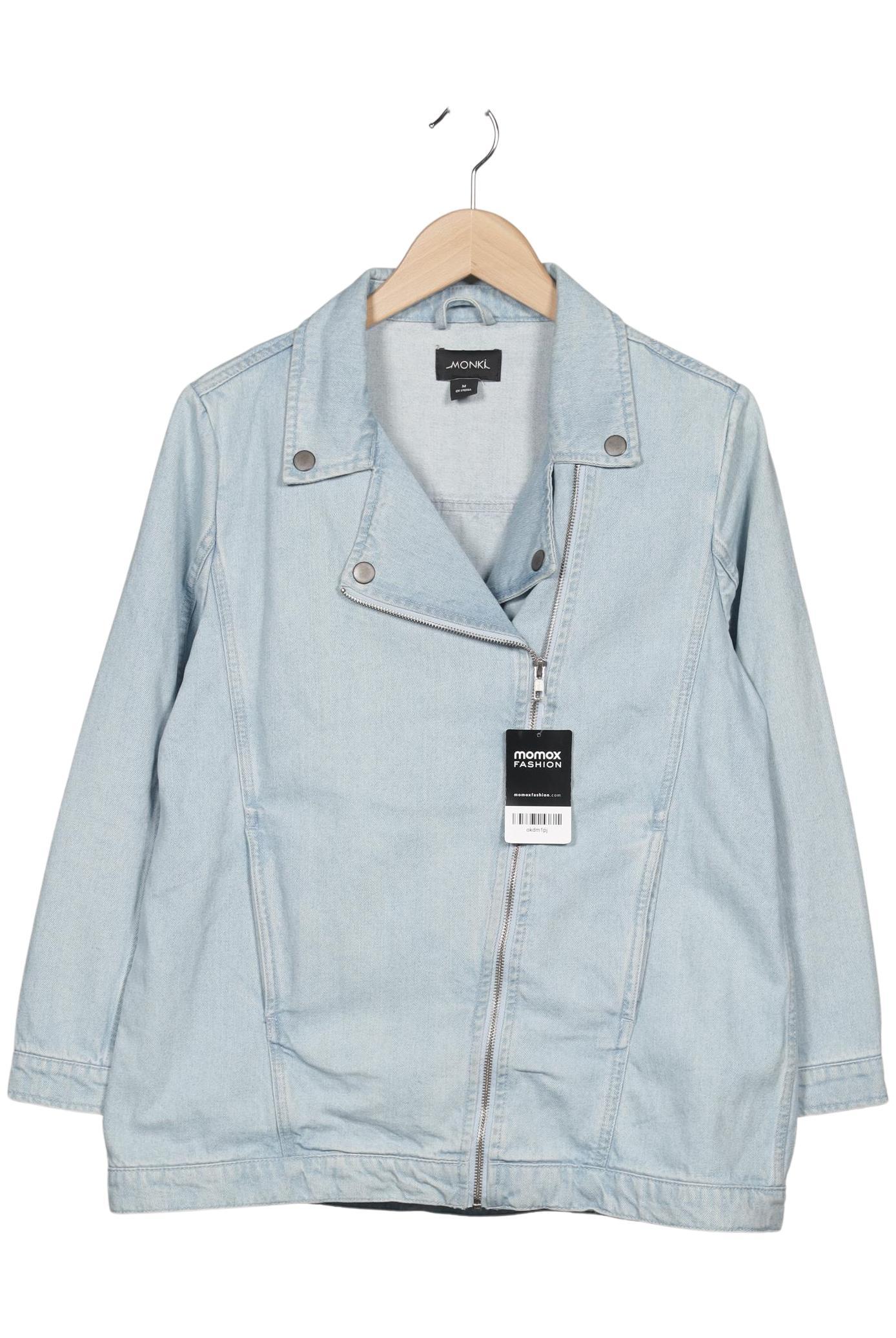 

Monki Damen Jacke, hellblau, Gr. 38