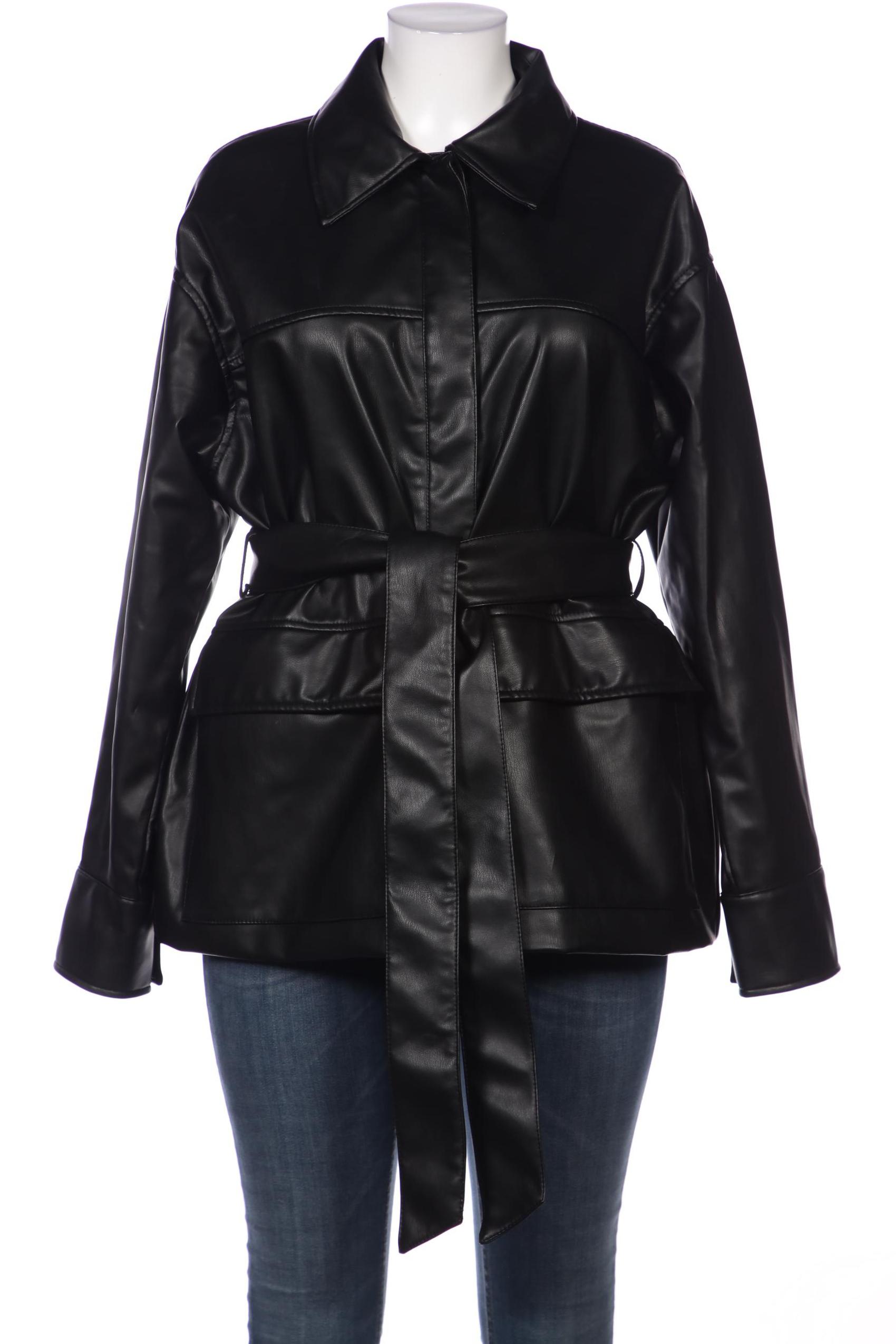 

Monki Damen Jacke, schwarz, Gr. 42