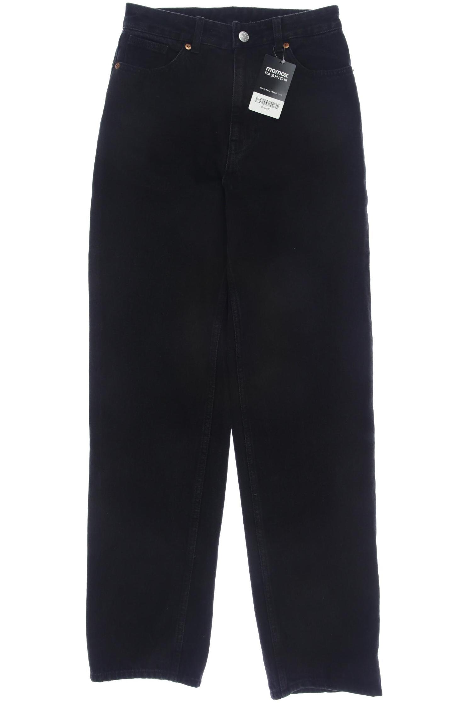 

Monki Damen Jeans, schwarz, Gr. 26