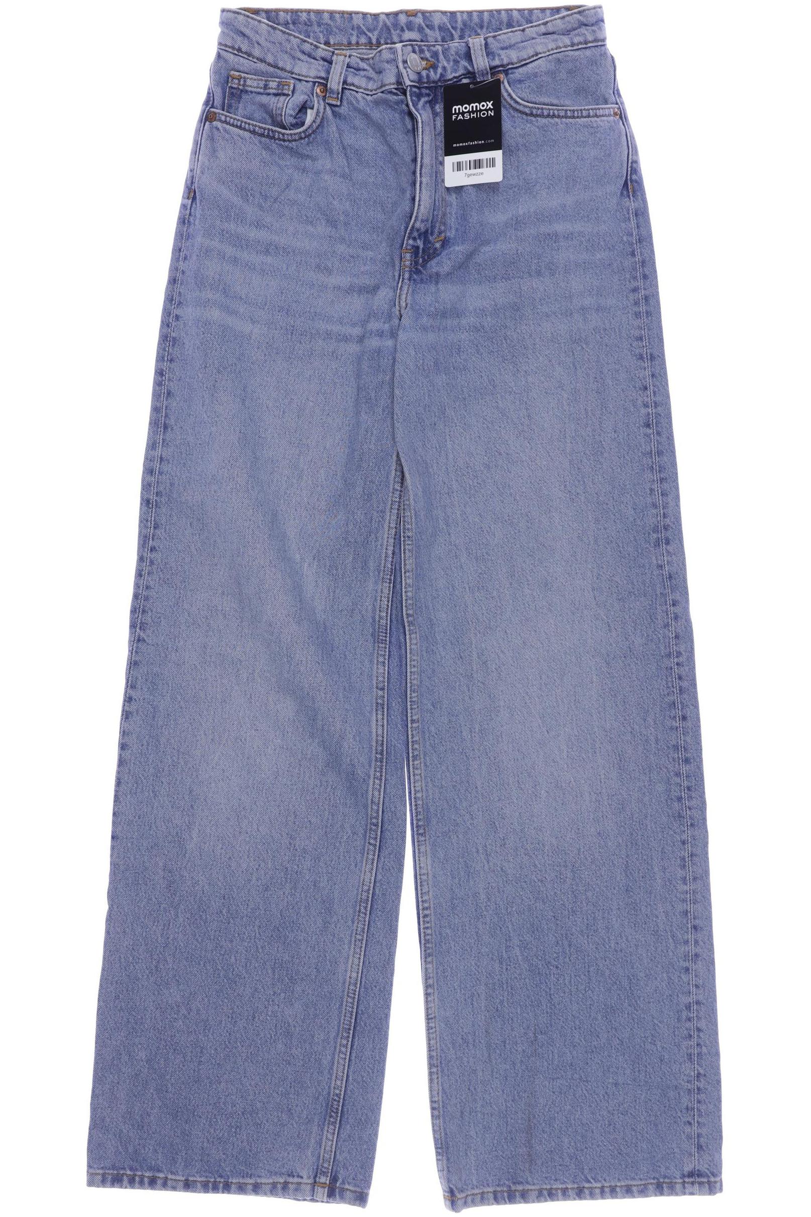 

MONKI Damen Jeans, blau