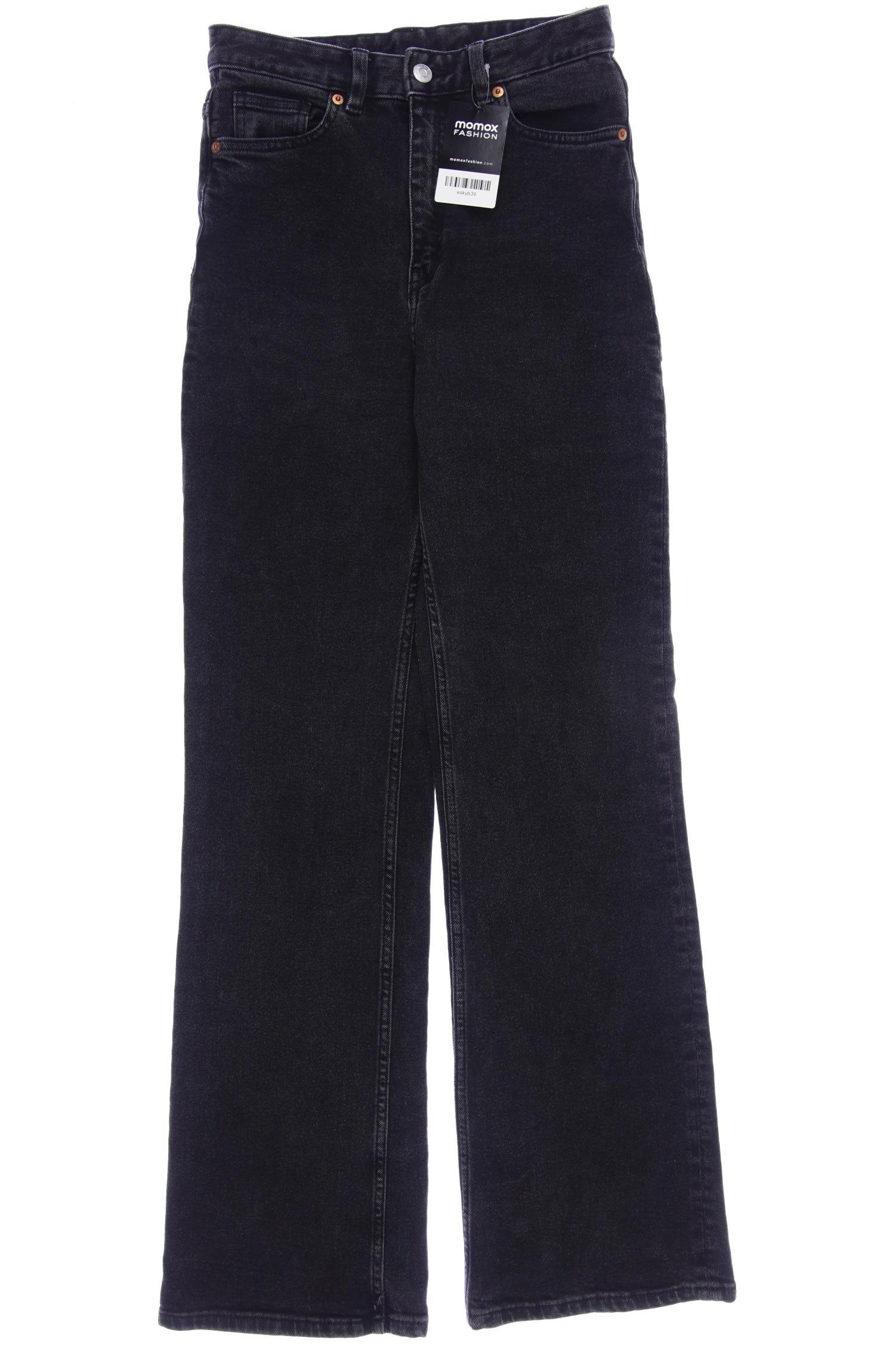

Monki Damen Jeans, schwarz, Gr. 26